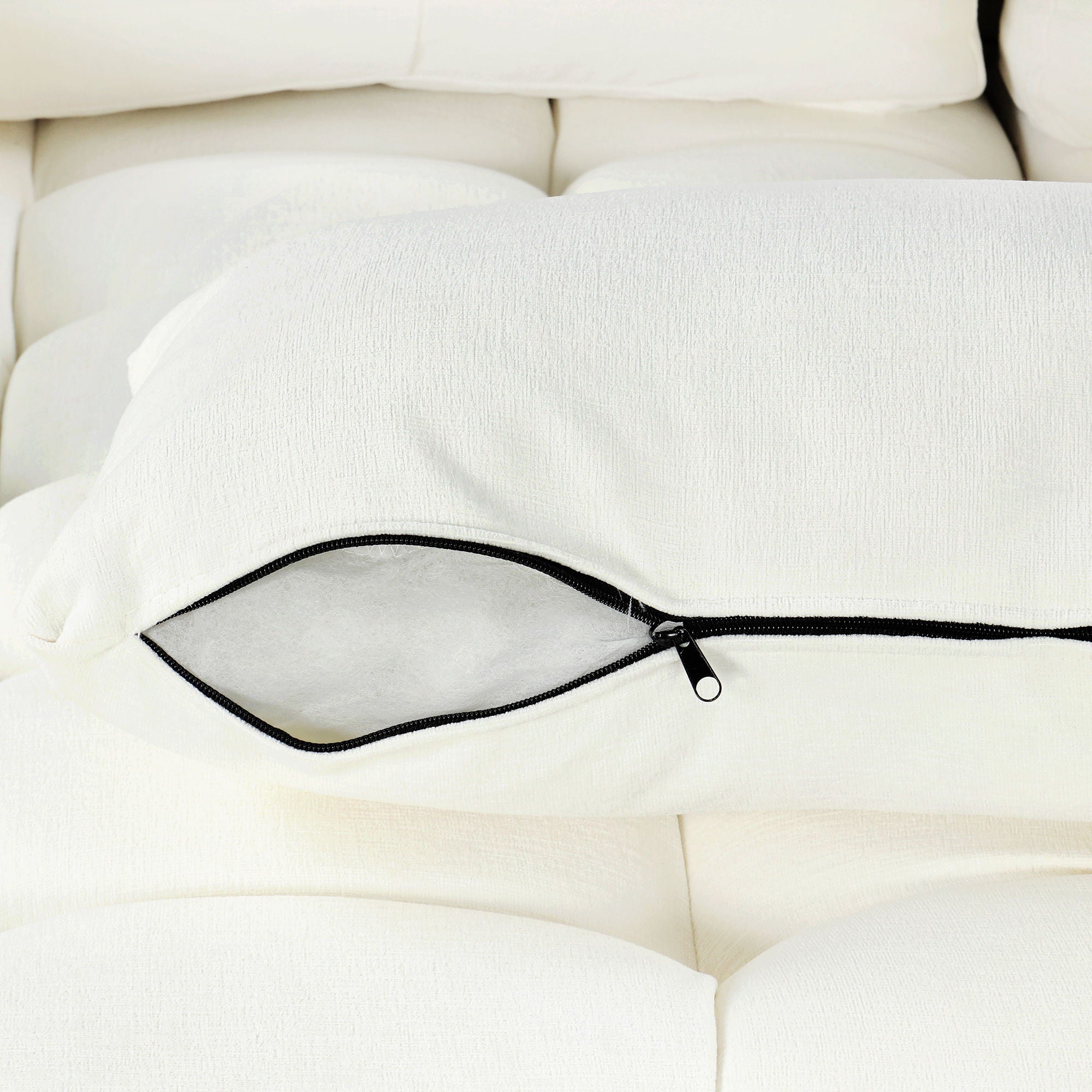 Oversized U-Shaped Versatile Sectional, Pull-Out Sofa Bed With Double Storage Chaise Lounges And 2 USB Ports For Living Room