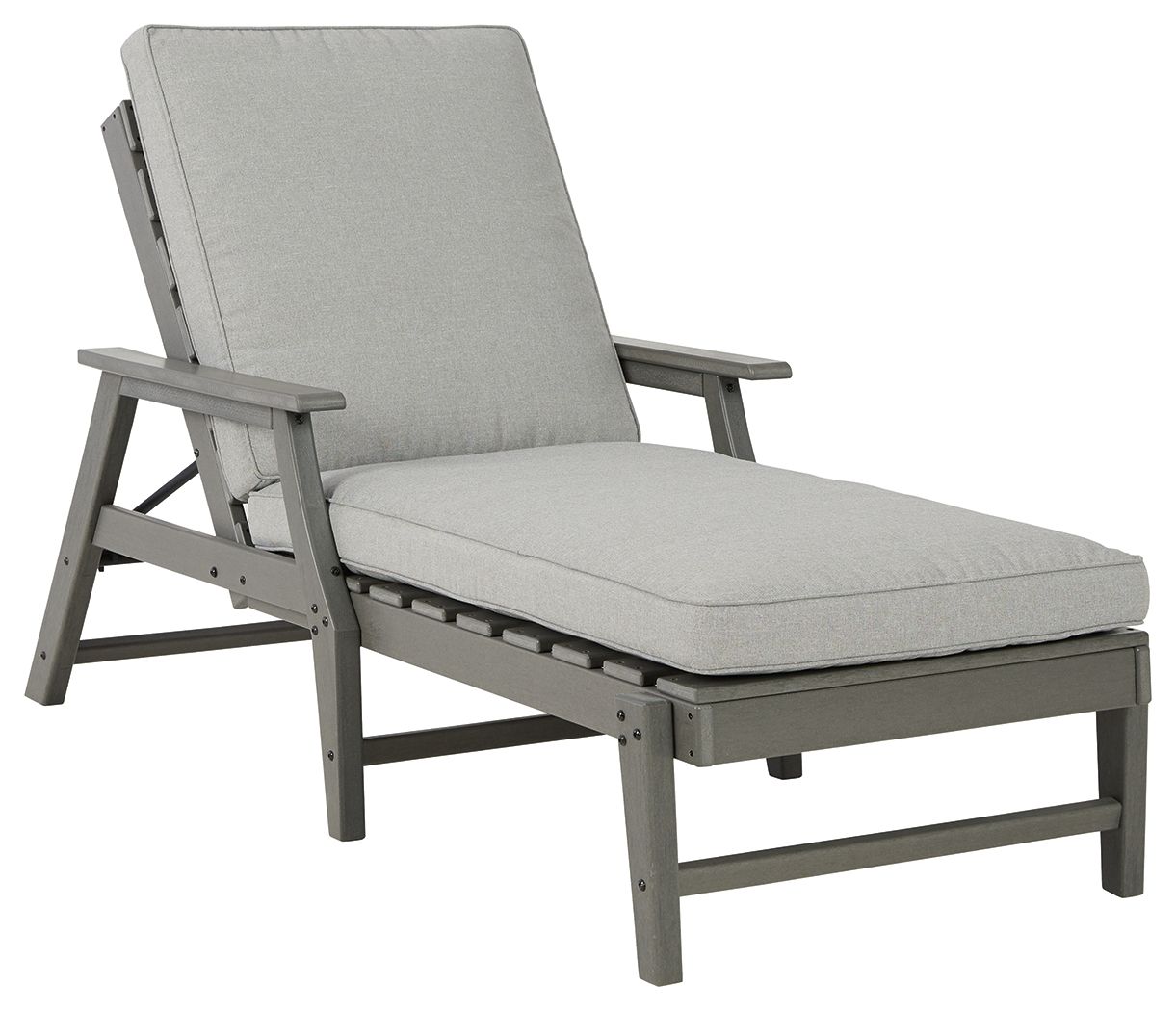 Signature Design by Ashley® Visola - Gray - Chaise Lounge With Cushion | Meri Furniture