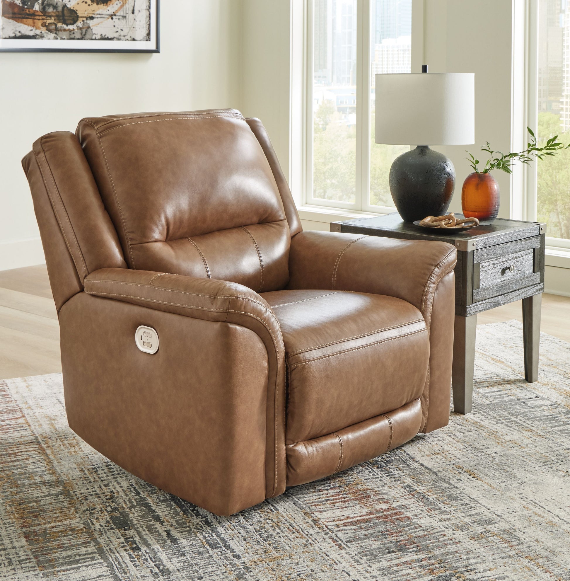 Signature Design by Ashley® Trasimeno - Power Recliner | Meri Furniture