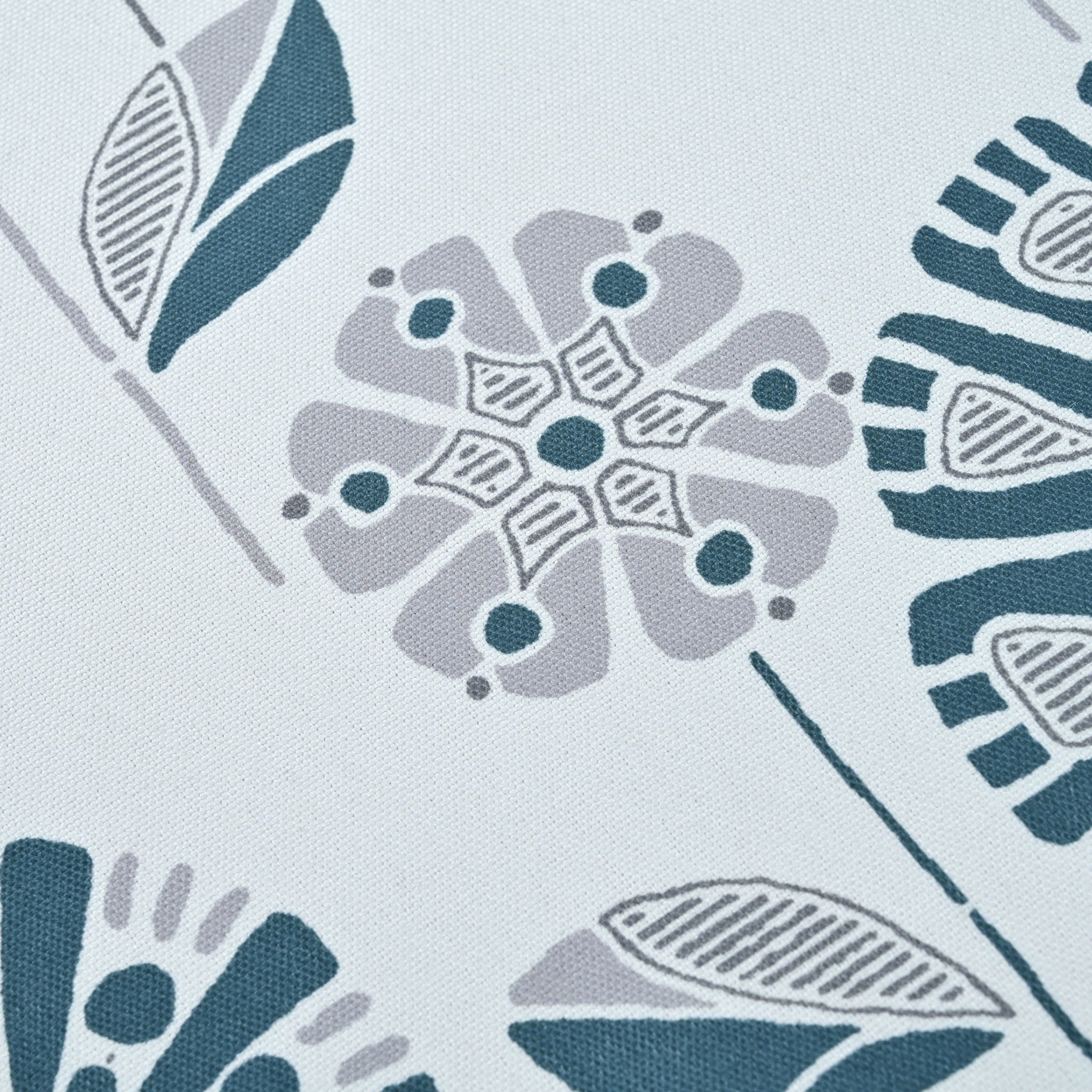 Luxury Storage Ottoman With Floral Patterned Fabric, Soft-Close Hinges, Multi Functional