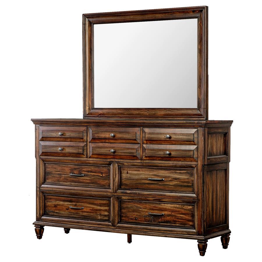 Coaster Fine Furniture Avenue - 8-Drawer Dresser With Mirror | Meri Furniture