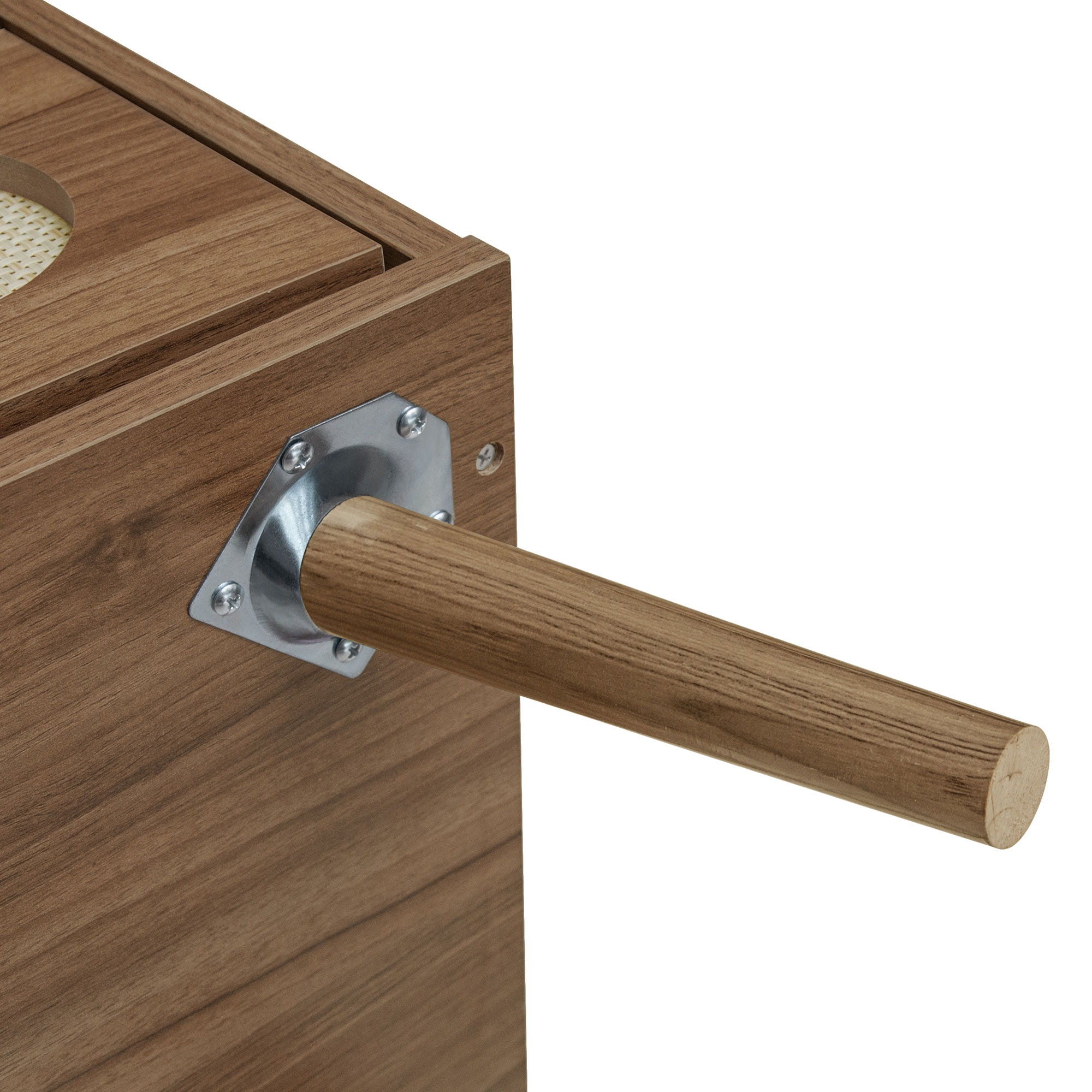 Modern 5 Drawer Accent Storage Cabinet For Living Room, Bedroom, Dining Room, Or Study - Walnut