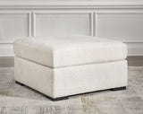 Signature Design by Ashley® Chessington - Ivory - Oversized Accent Ottoman | Meri Furniture