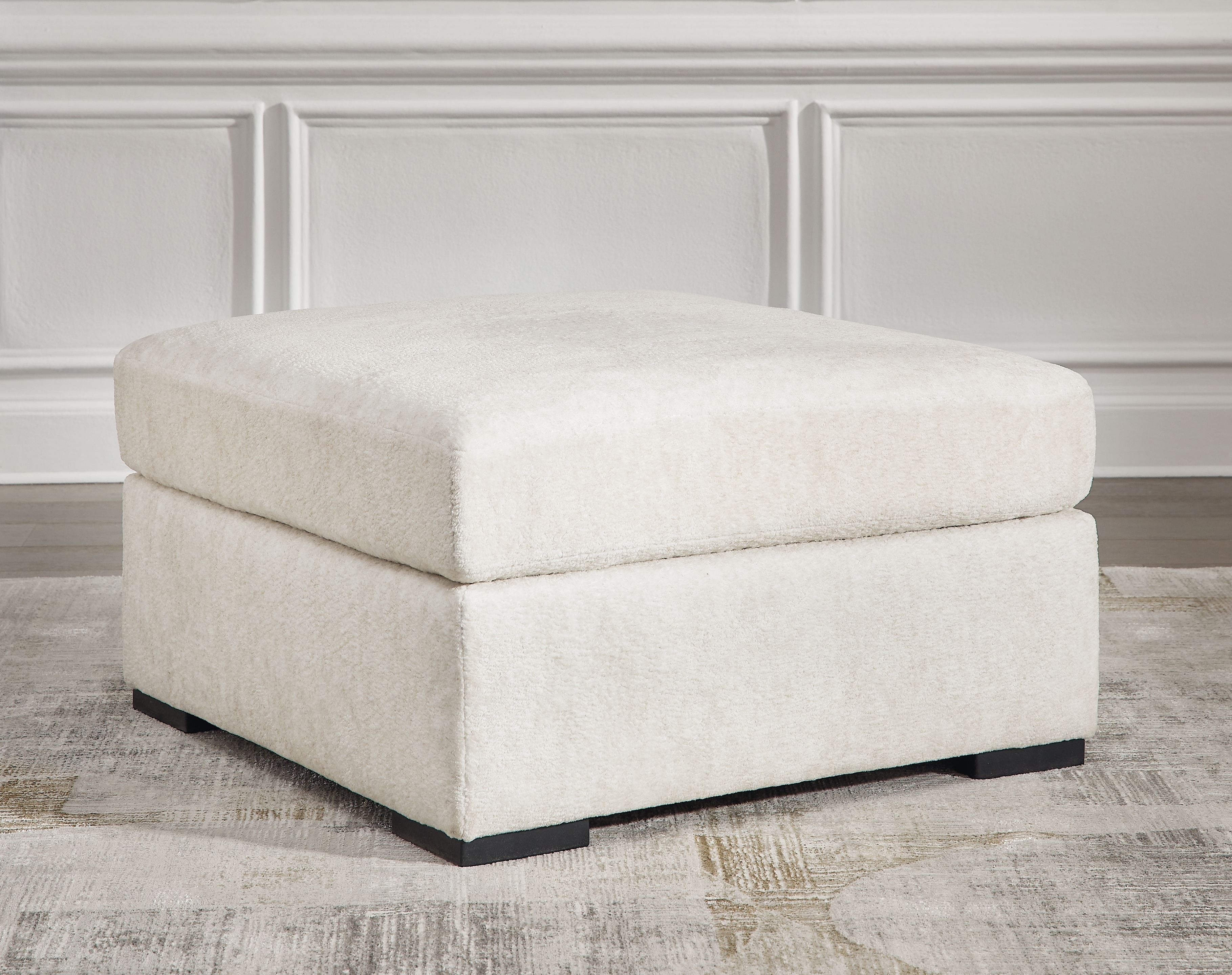 Signature Design by Ashley® Chessington - Ivory - Oversized Accent Ottoman | Meri Furniture