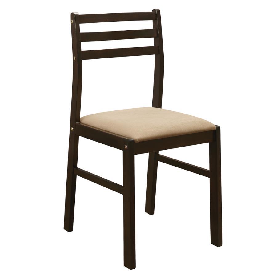 Coaster Fine Furniture Bucknell - 3 Piece Round Drop Leaf Dining Table Set | Meri Furniture