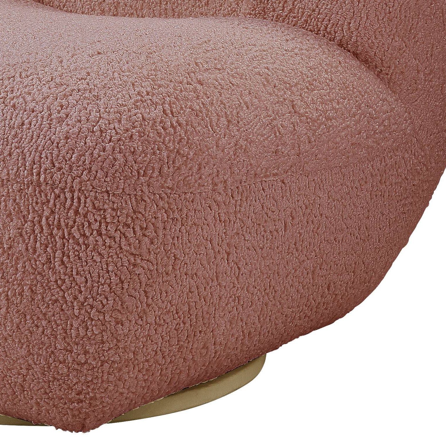 Yedaid - Sherpa Accent Chair With Swivel