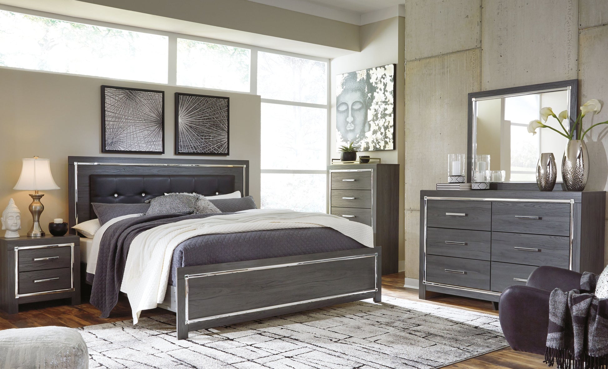 Signature Design by Ashley® Lodanna - Panel Bed | Meri Furniture