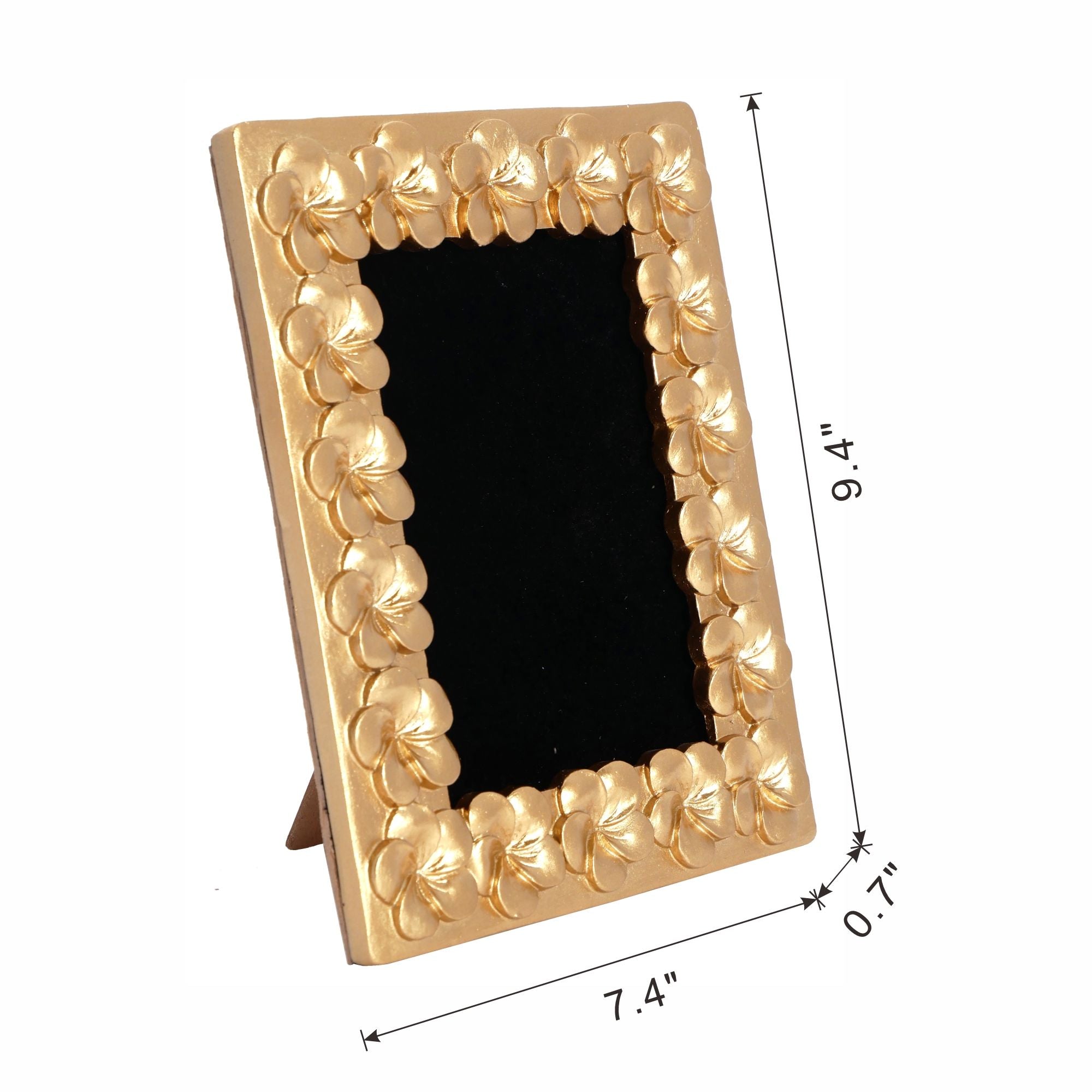 Vintage Photo Frame & Flower Design