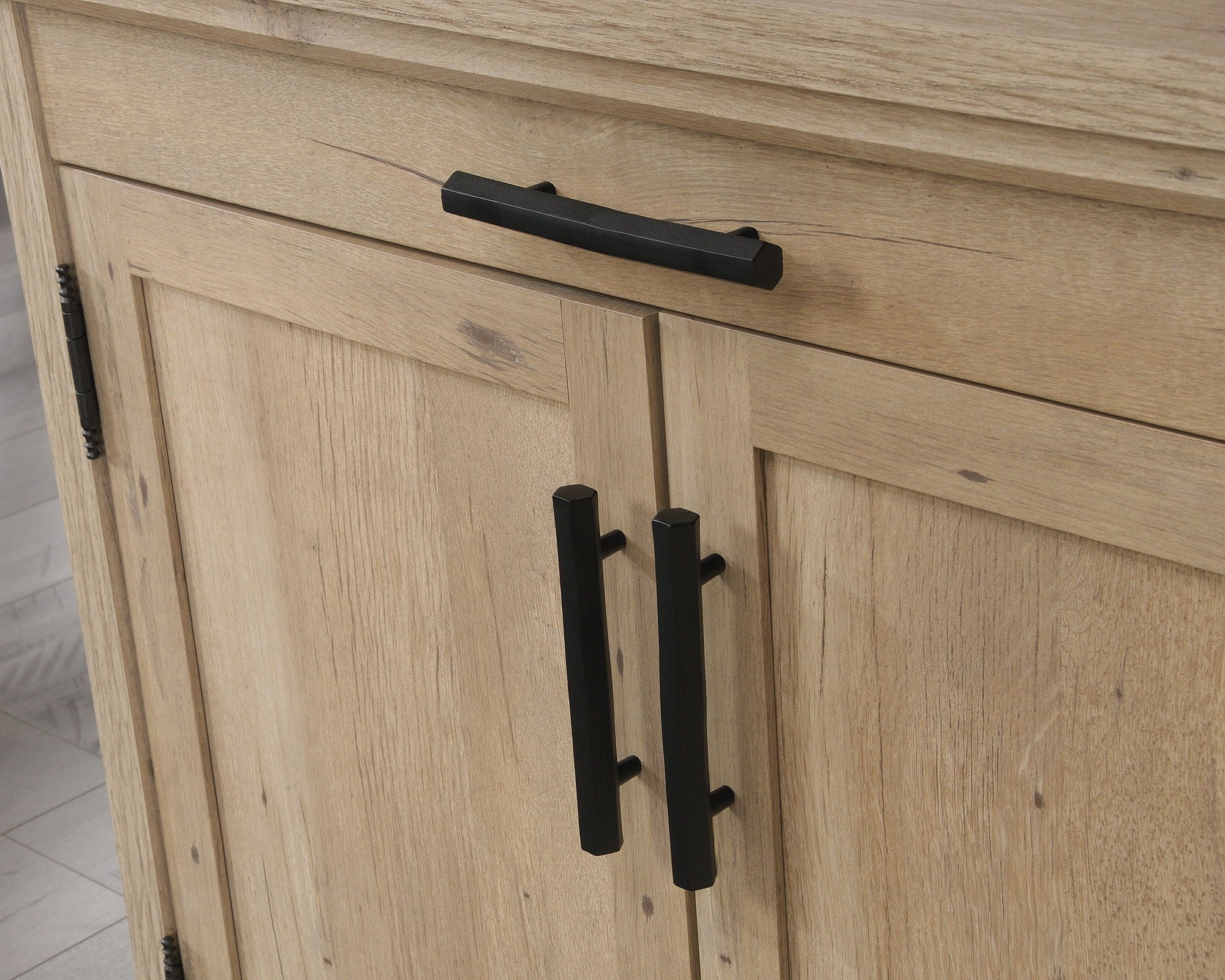 2-Door Library Cabinet with Prime Oak Finish