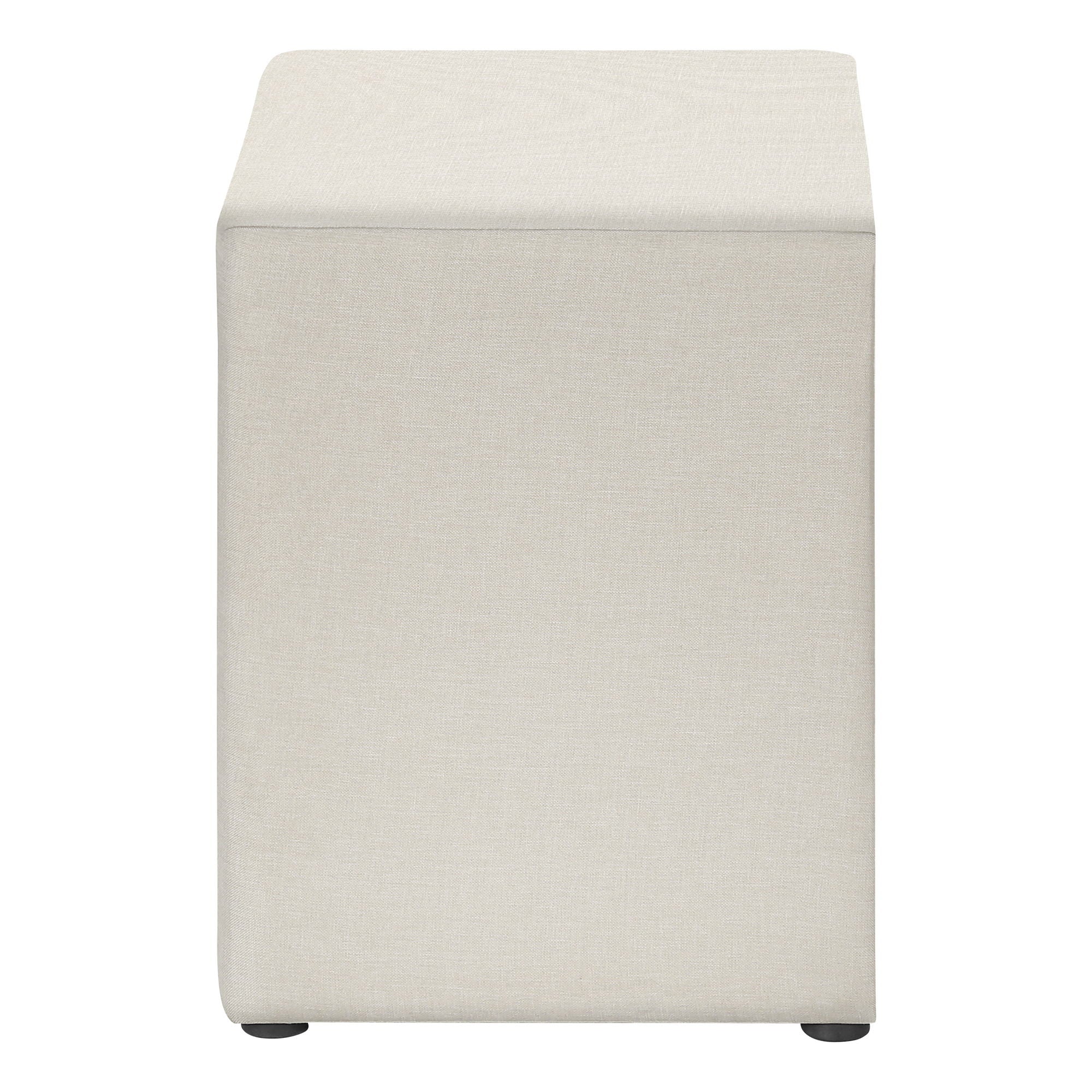 Nightstand, Storage Drawer Versatile Use, Upholstered, Transitional