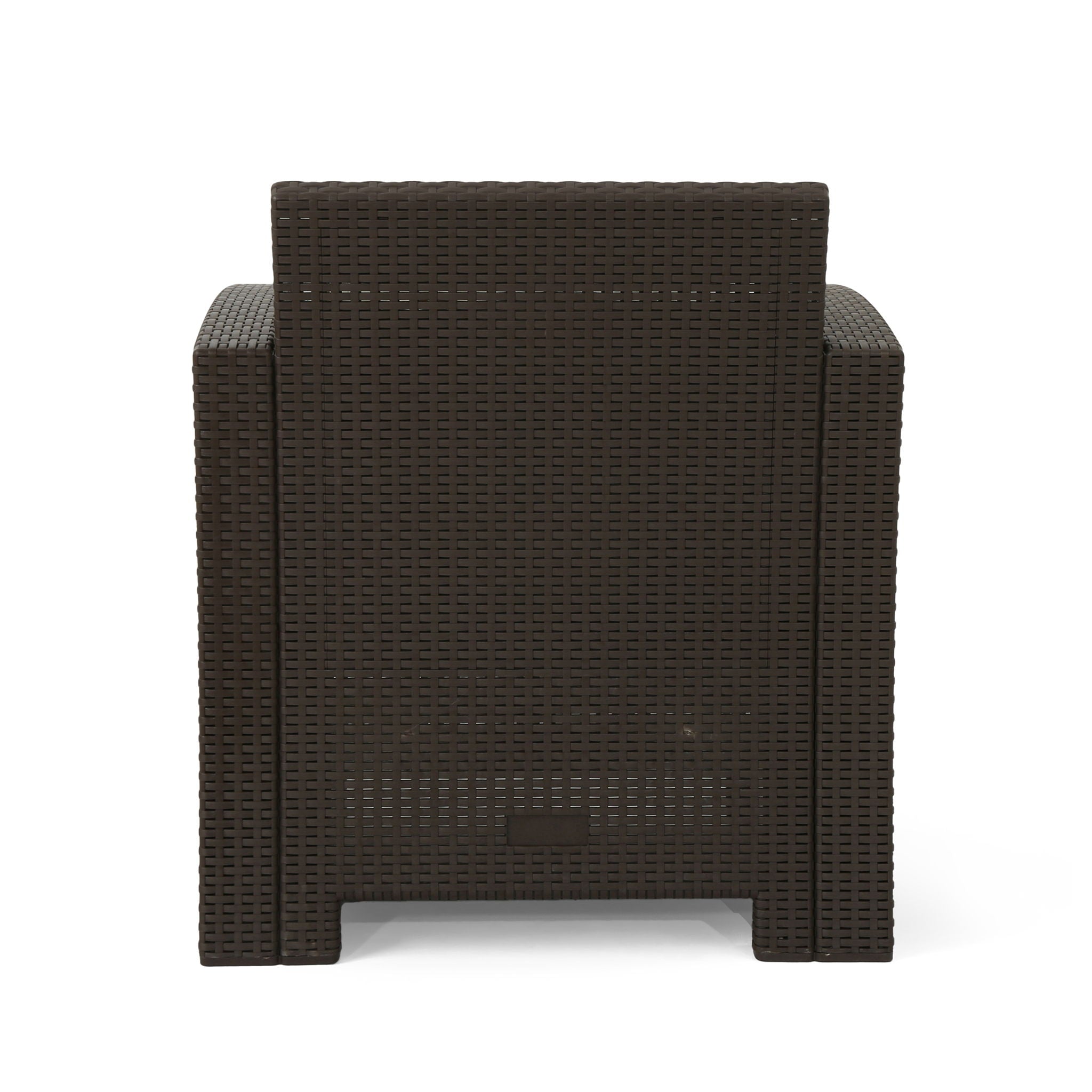 Outdoor Wicker Club Chair With Water Resistance