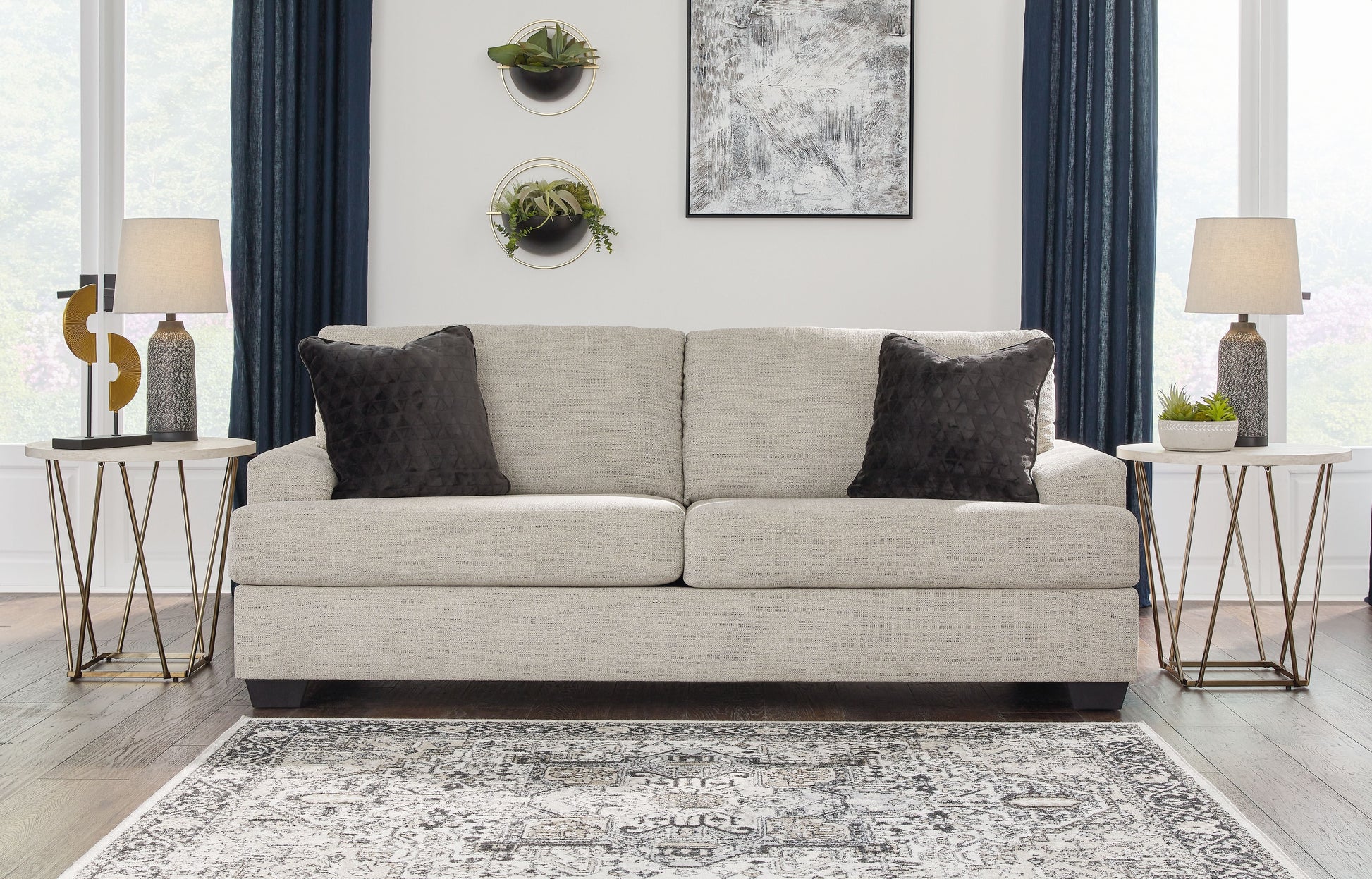 Signature Design by Ashley® Vayda - Pebble - Sofa | Meri Furniture