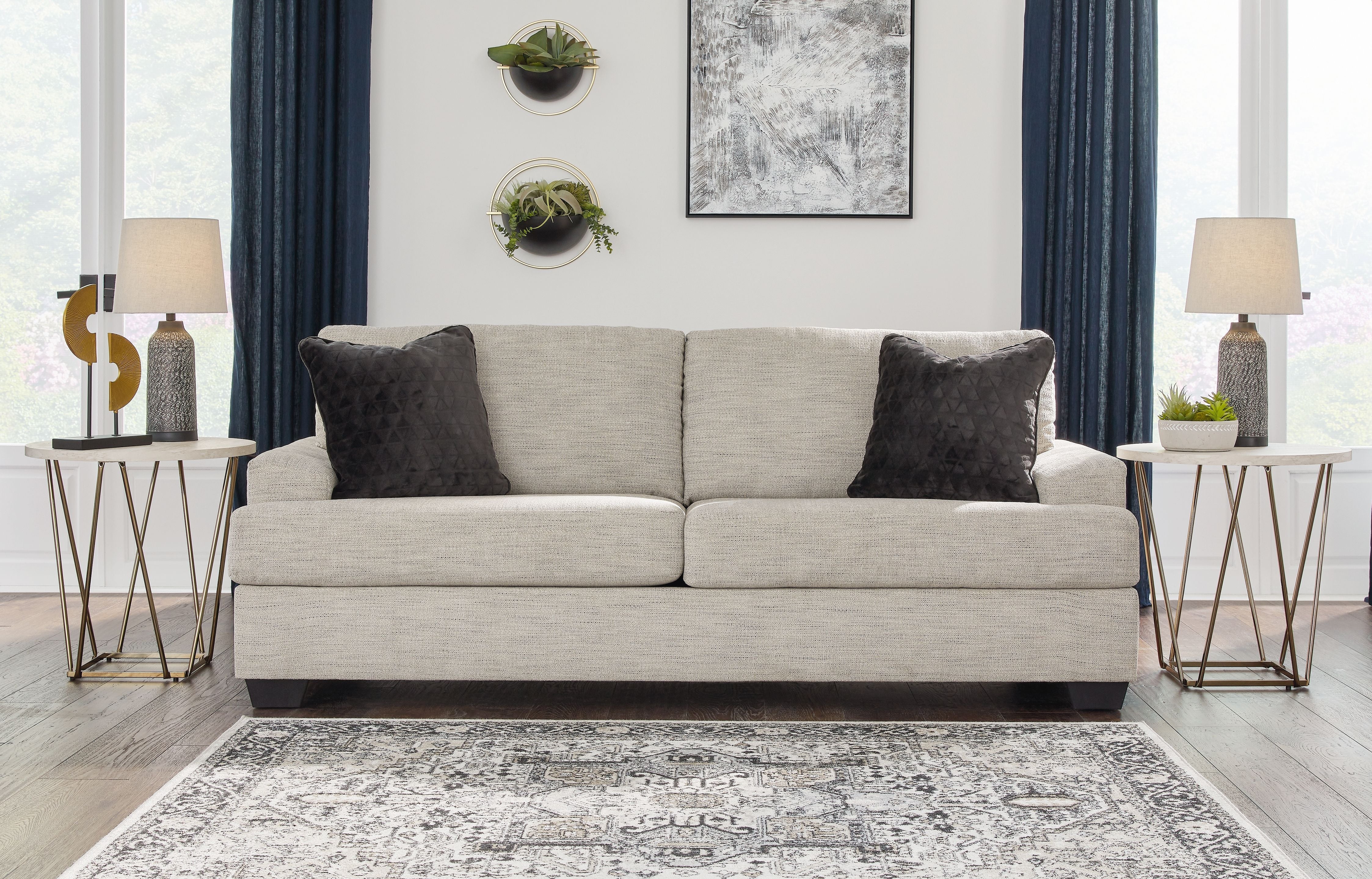 Signature Design by Ashley® Vayda - Pebble - Sofa | Meri Furniture