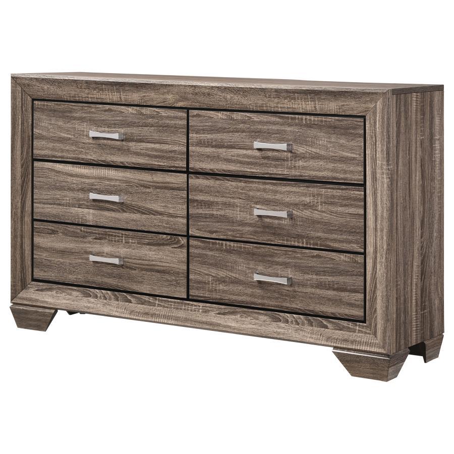 Coaster Fine Furniture Kauffman - 6-Drawer Dresser | Meri Furniture