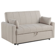 Coaster Fine Furniture Portland - Boucle Upholstered Sleeper Sofa Bed | Meri Furniture