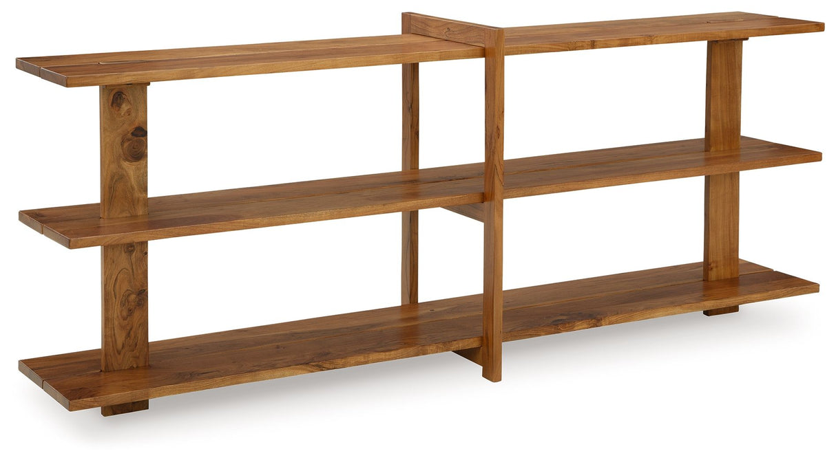 Signature Design by Ashley® Fayemour - Brown - Console Sofa Table | Meri Furniture