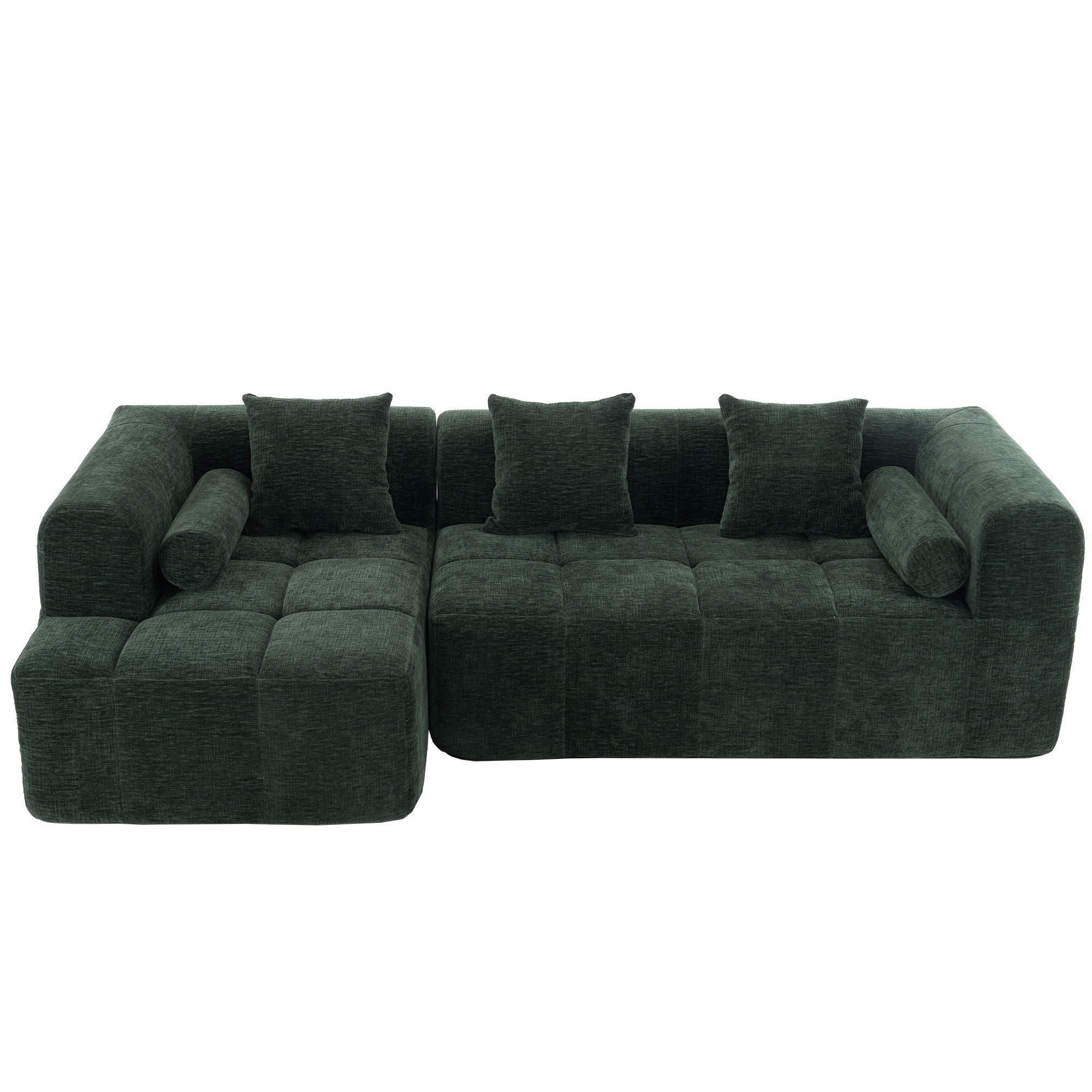 Sectional Free Combined Sofa With 2 Side Pockets
