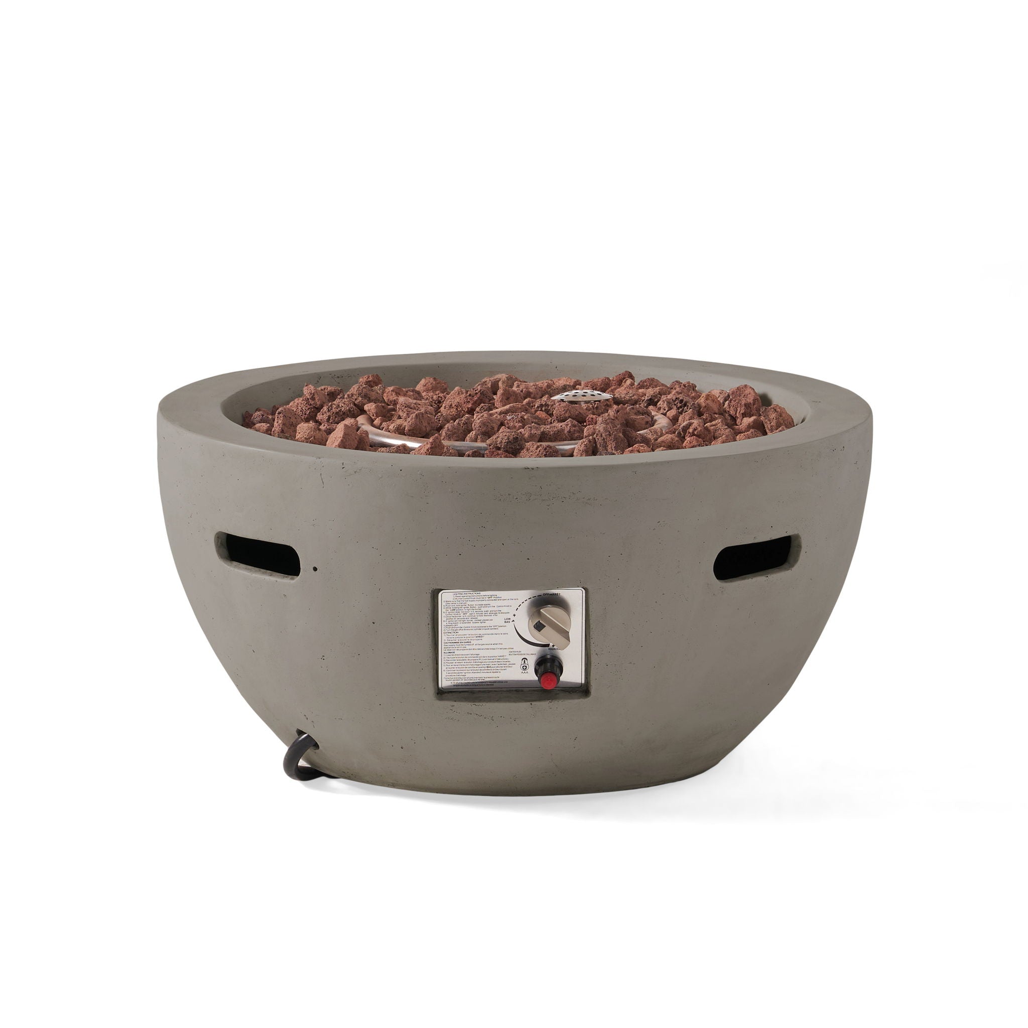 Bowl Shaped Propane Fire Pit 40000 Btu