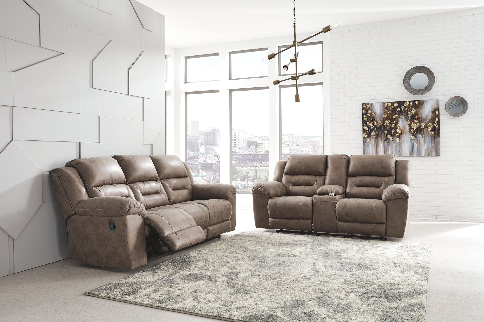 Signature Design by Ashley® Stoneland - Power Reclining Living Room Set | Meri Furniture
