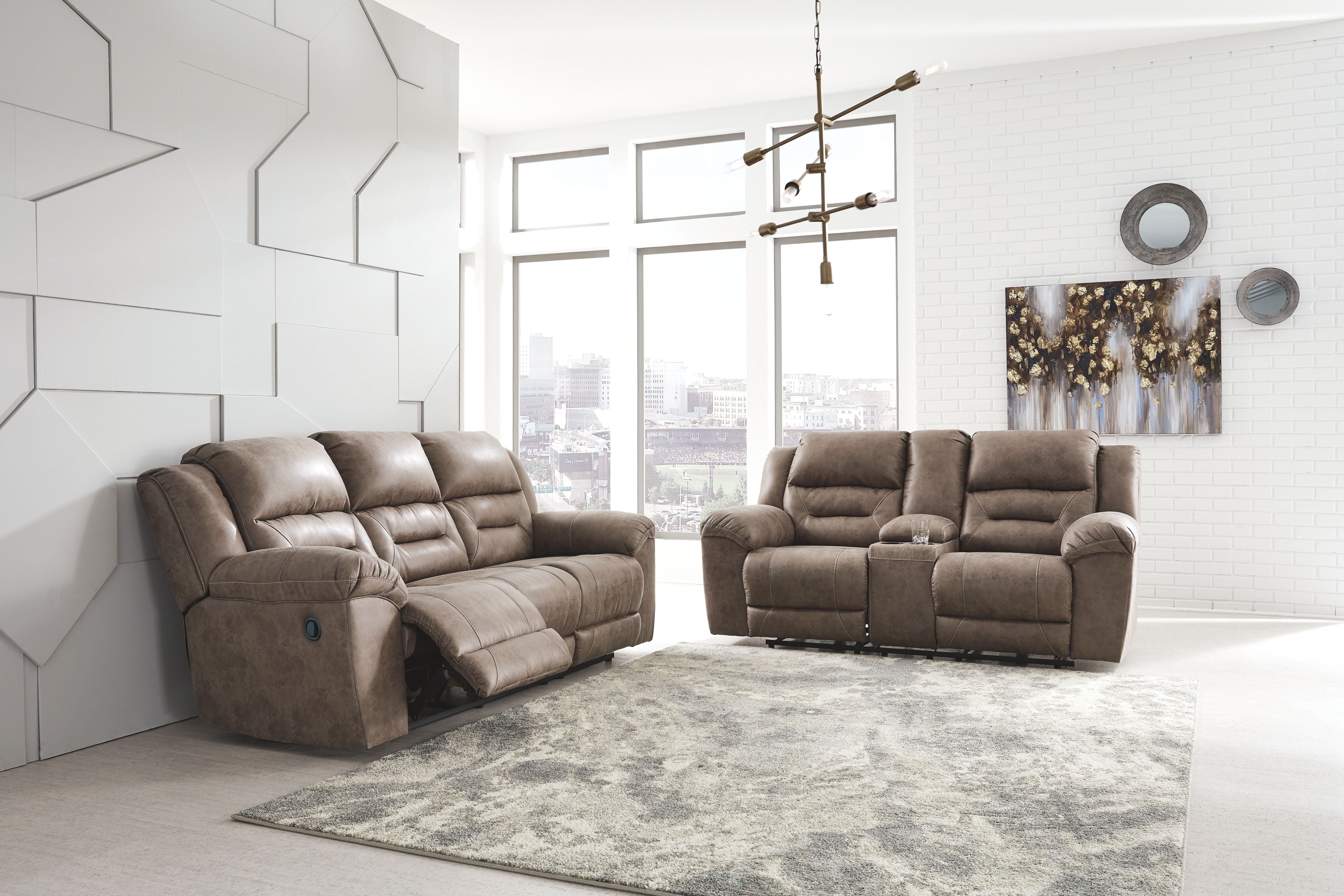 Signature Design by Ashley® Stoneland - Power Reclining Living Room Set | Meri Furniture
