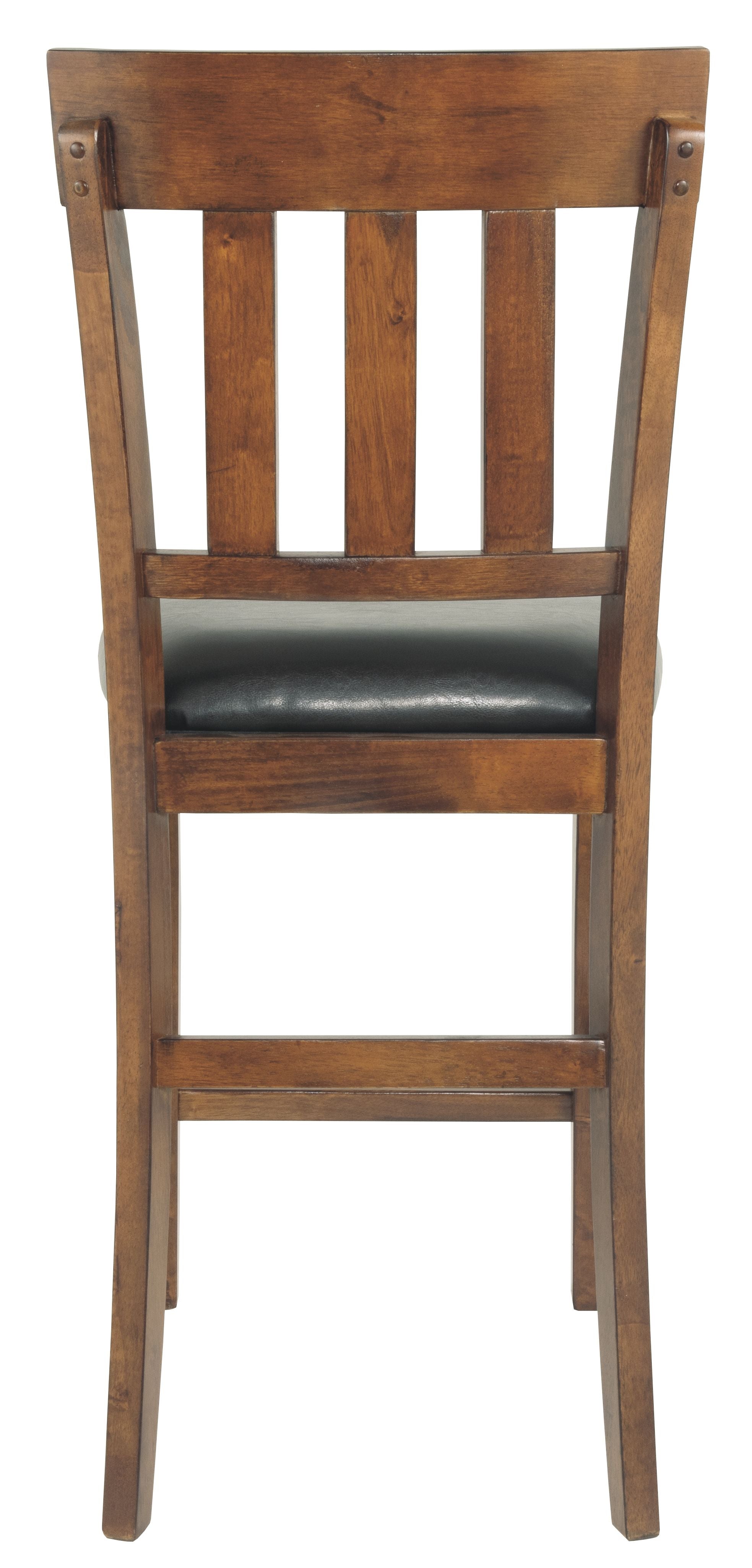 Signature Design by Ashley® Ralene - Medium Brown - Upholstered Barstool (Set of 2) | Meri Furniture