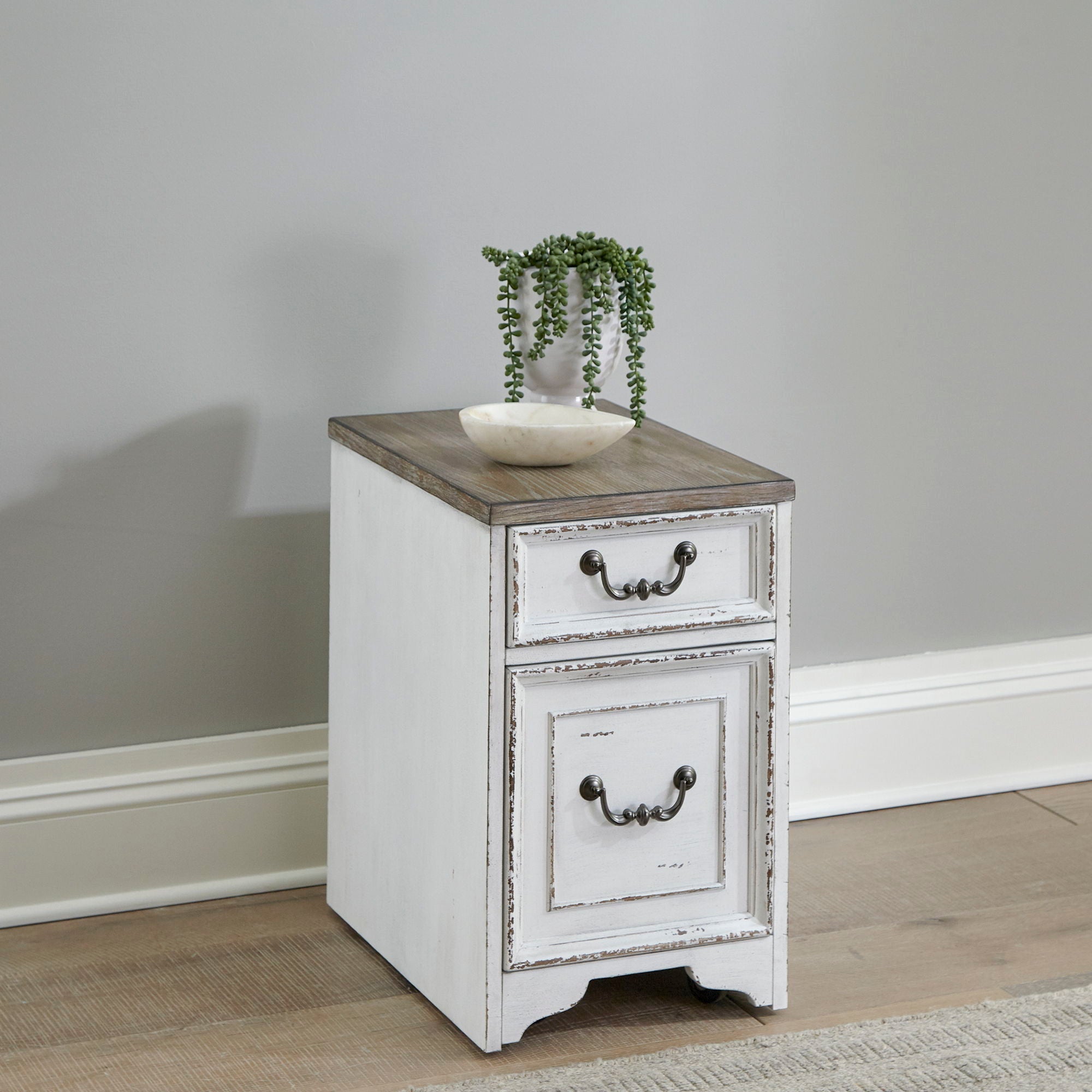 Liberty Furniture Magnolia Manor - Mobile File - White | Meri Furniture