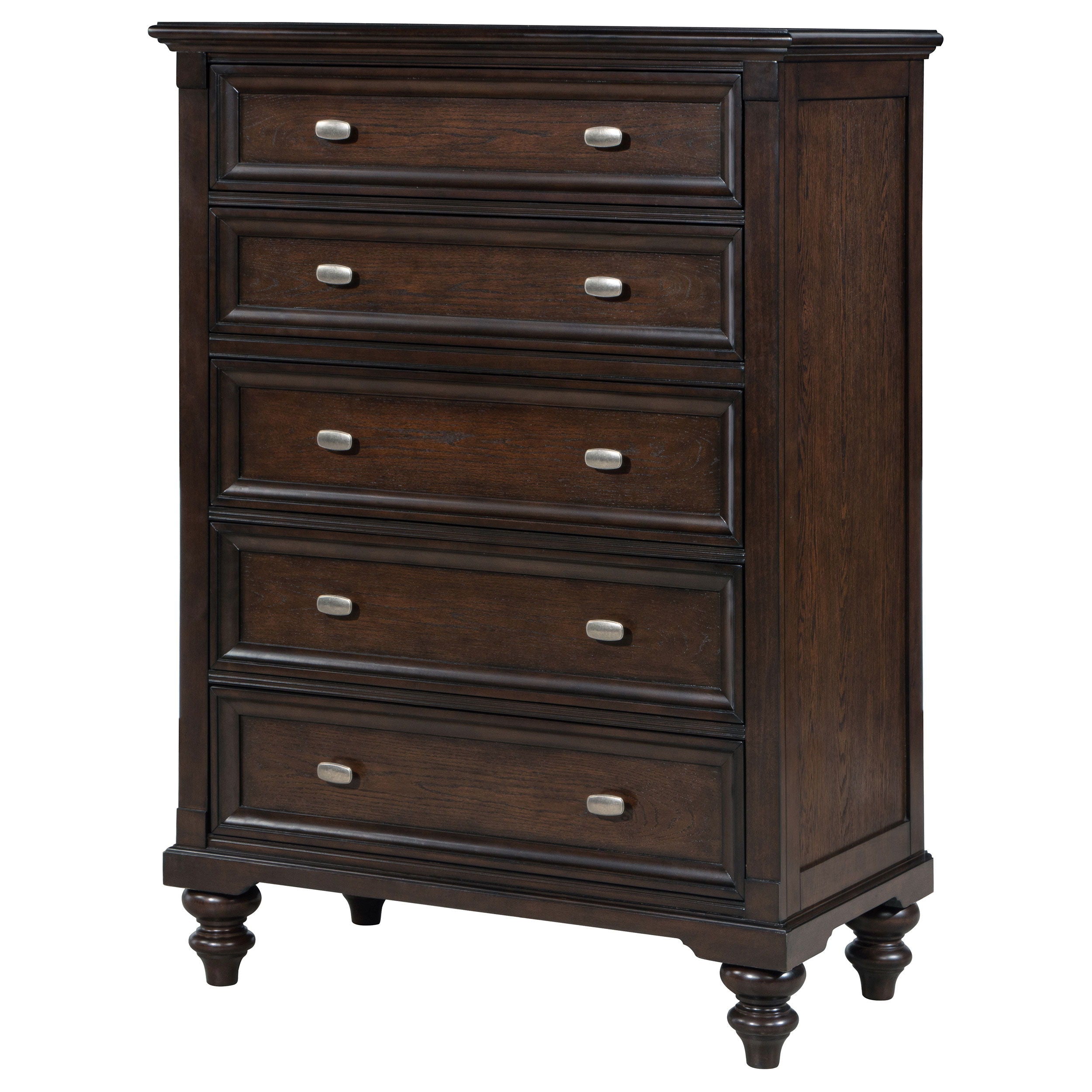 Coaster Fine Furniture Andover - 5-Drawer Chest Of Drawers - Dark Oak | Meri Furniture