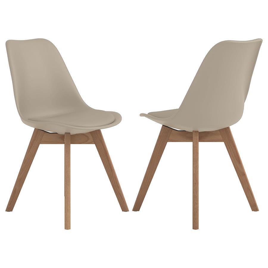 Coaster Fine Furniture Caballo - Polypropylene Dining Side Chair (Set of 2) | Meri Furniture
