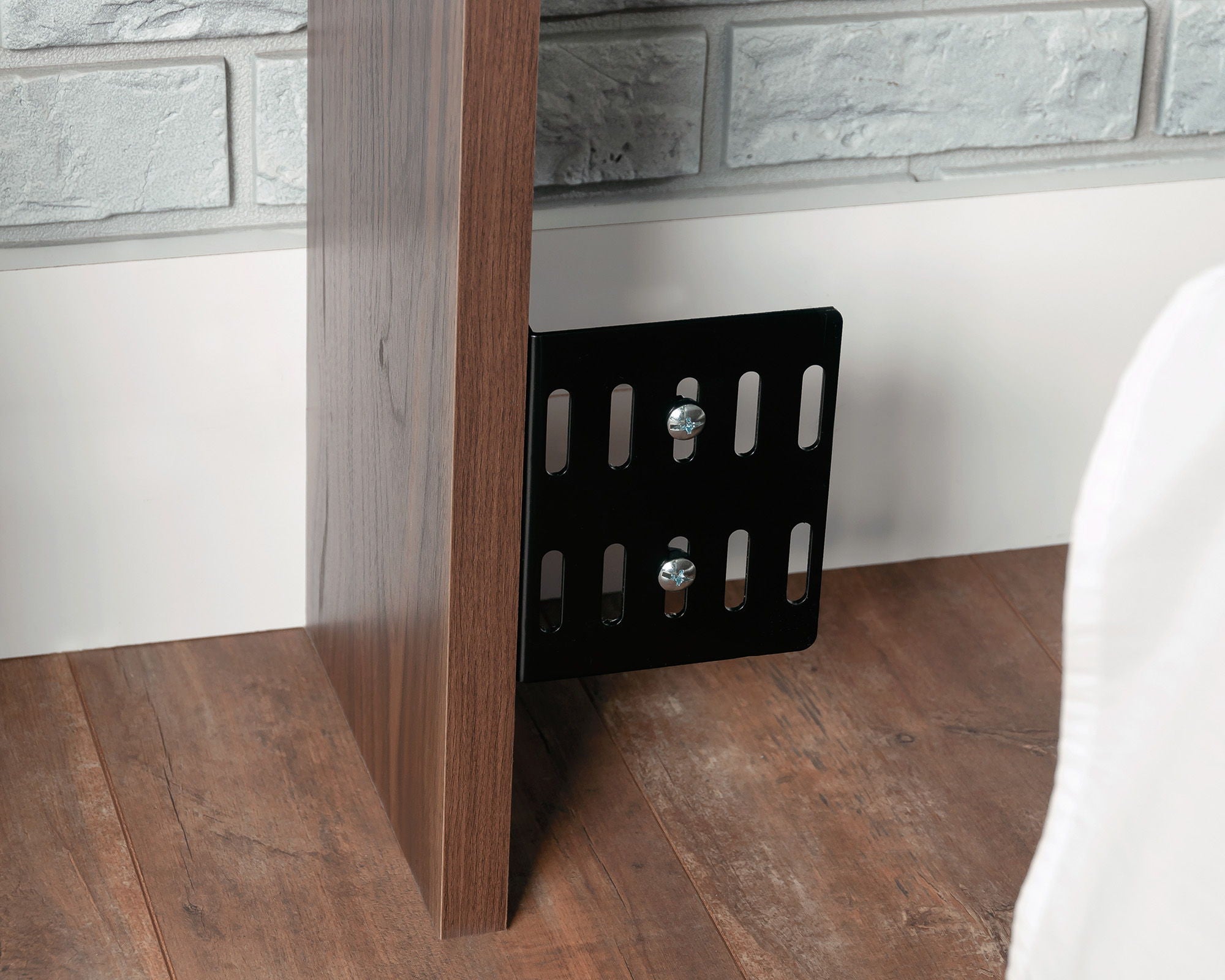 Full/Queen Bookcase Headboard with Doors