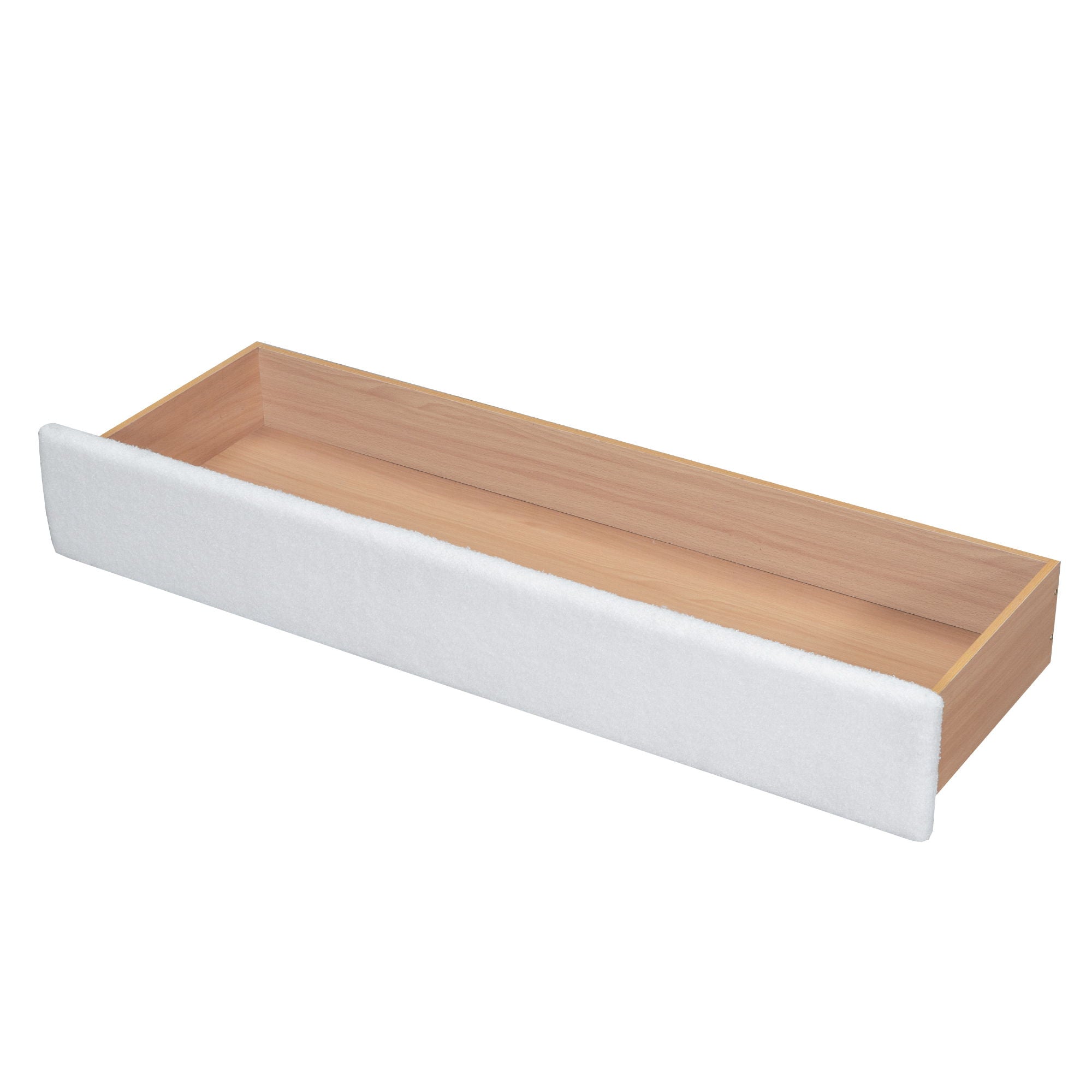 Upholstered Platform Bed With Drawer