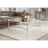 Petunia - Coffee Table - Chrome & Mirror