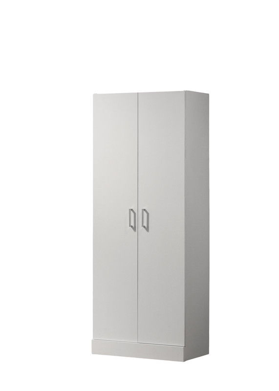 Alara White 24"W Simplistic Modern Double Door Storage Cabinet