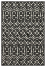 Sunshine - 5'3" X 7'3" Indoor, Outdoor Area Rug - Anthracite