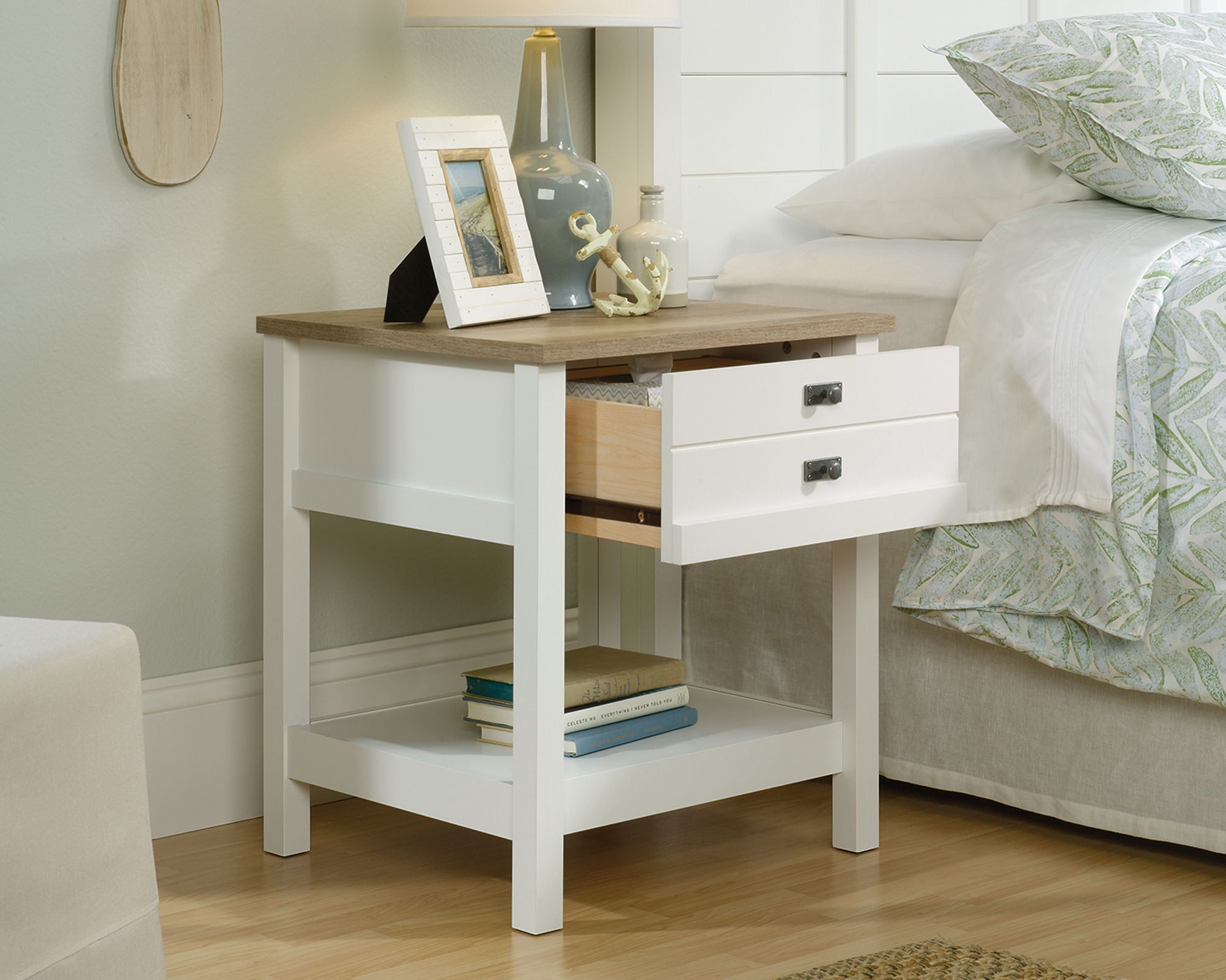 Cottage Road Nightstand -Soft White