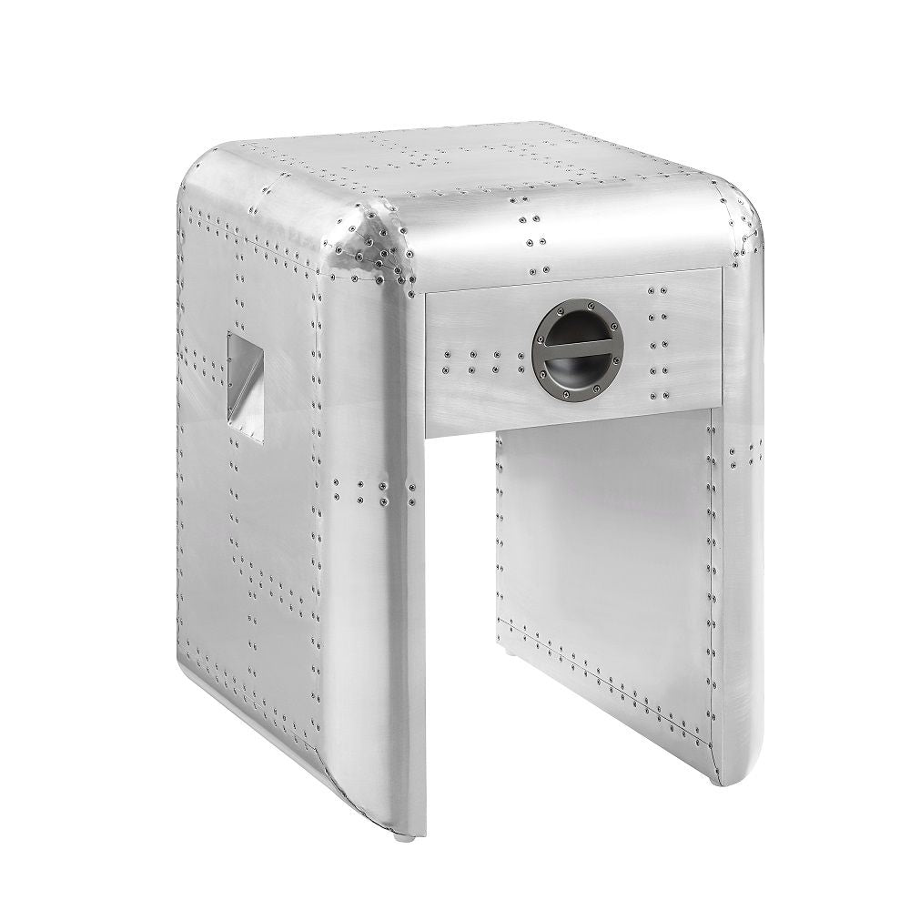 ACME Brancaster - End Table - White | Meri Furniture