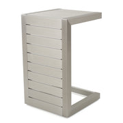 Aluminum Outdoor C - Shaped Side Table For Patio