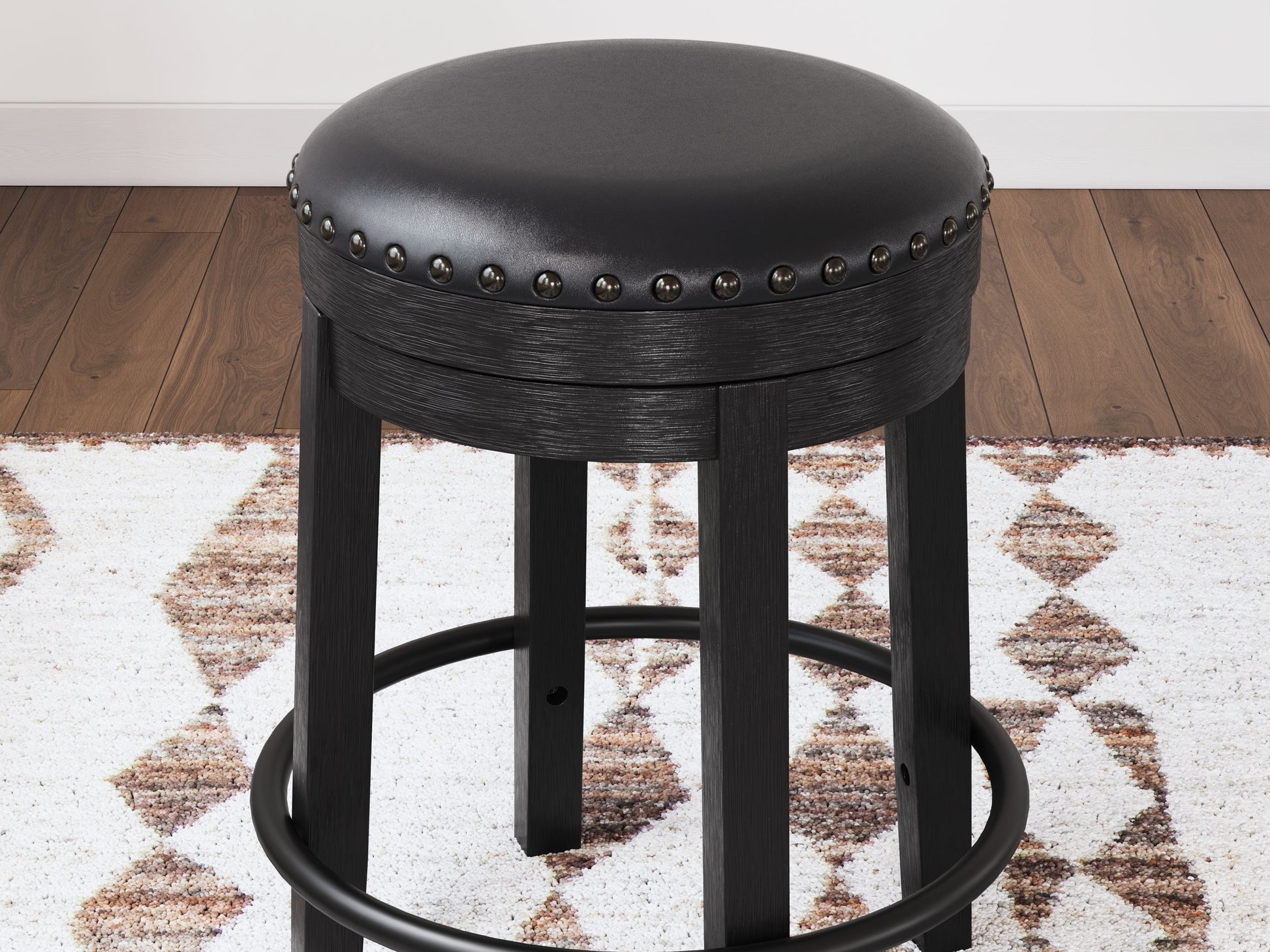 Signature Design by Ashley® Valebeck - Upholstered Swivel Stool | Meri Furniture