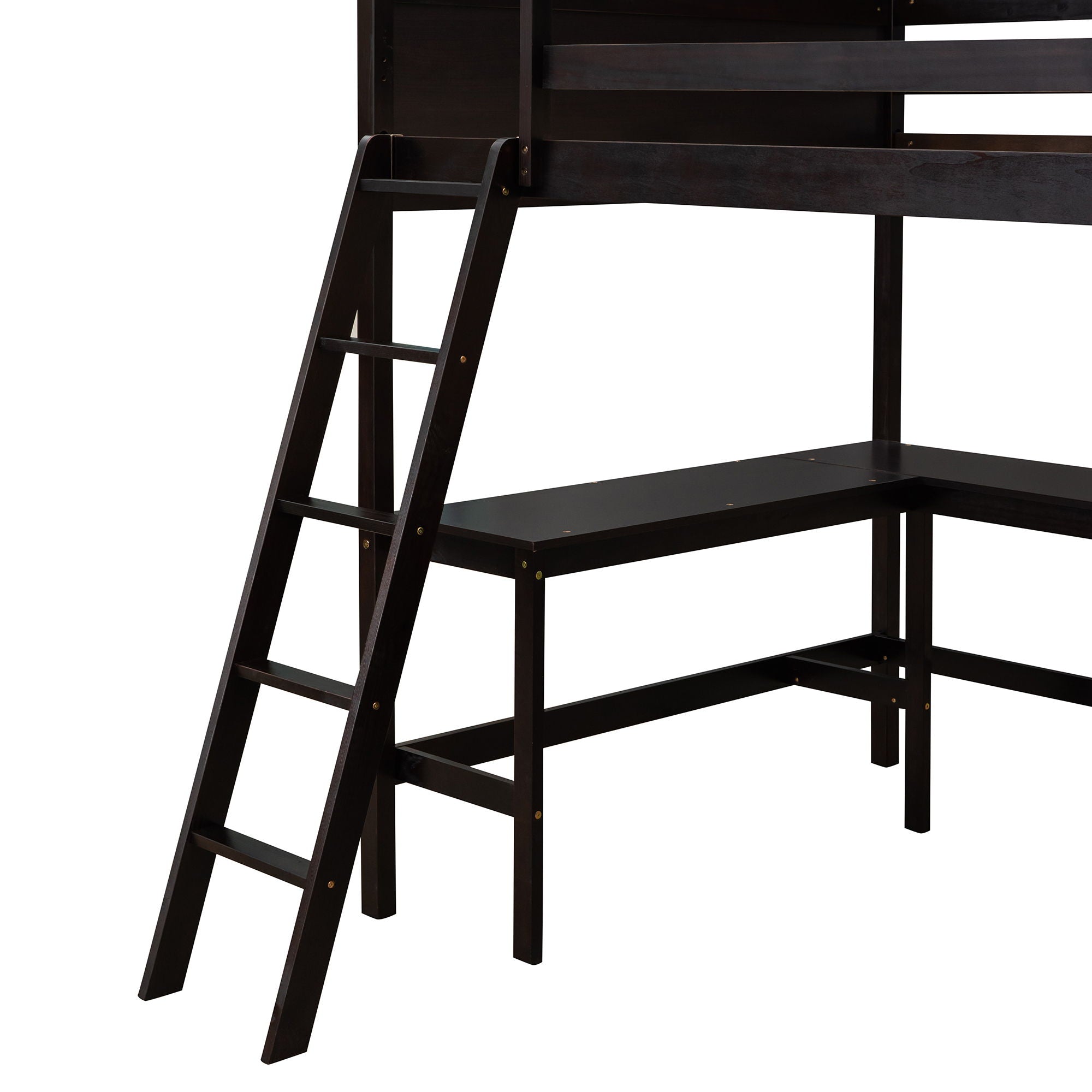 Loft Bed With Shelves With Desk