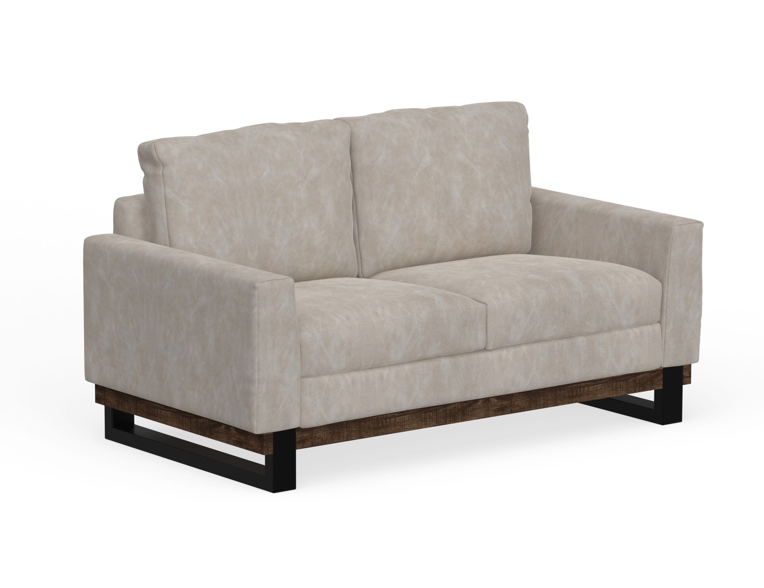 International Furniture Direct Blackburn - Loveseat - Marfil | Meri Furniture