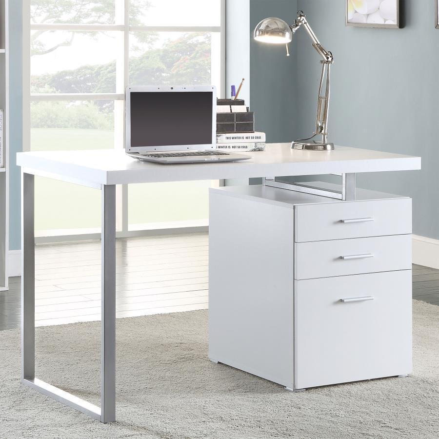 Coaster Fine Furniture Brennan - 3-Drawer Office Computer Desk | Meri Furniture