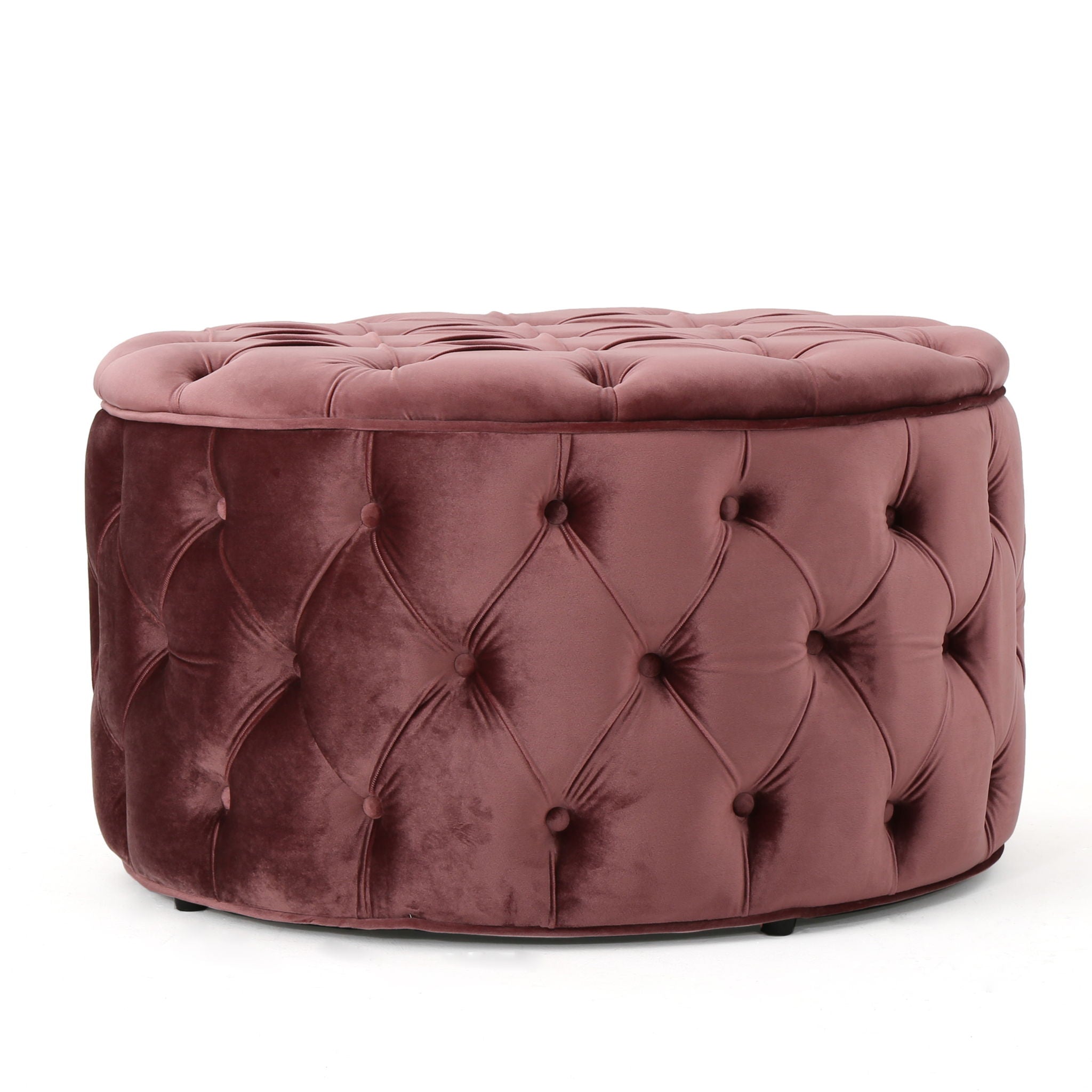 Modern Glam Ottoman Velvet