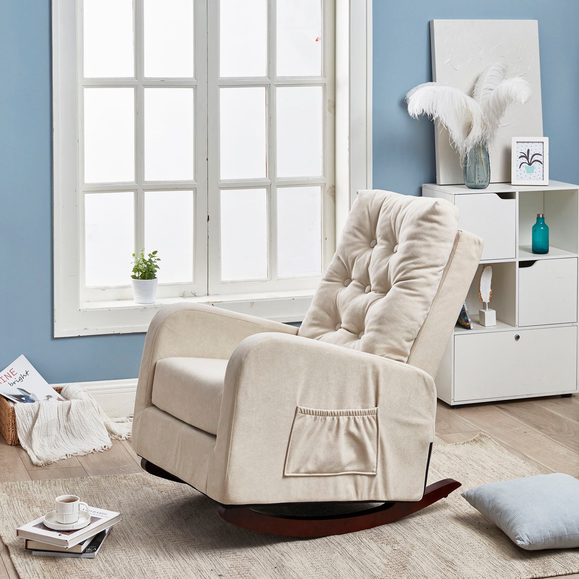 Single Sofa Reclining Japanese Chair Lazy Sofa Tatami Balcony Adjustable Chair