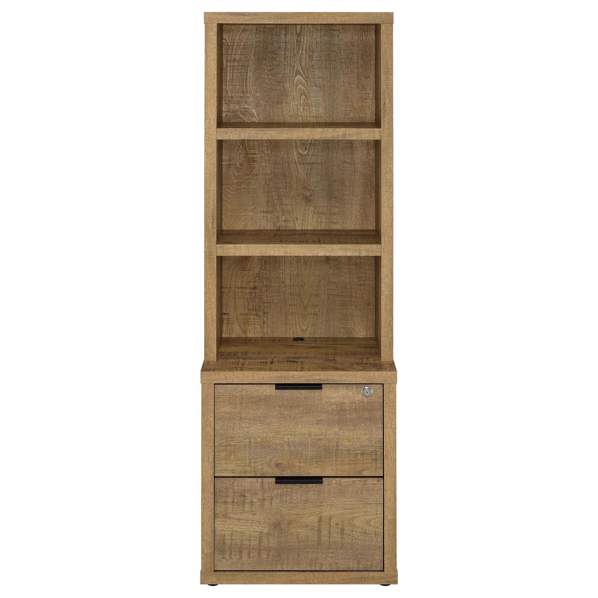 Westpark 3-piece Queen Bedroom Set Bookcase Headboard Mango