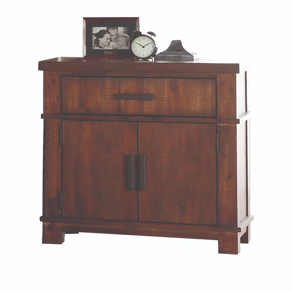ACME Vibia - Nightstand - Cherry Oak | Meri Furniture