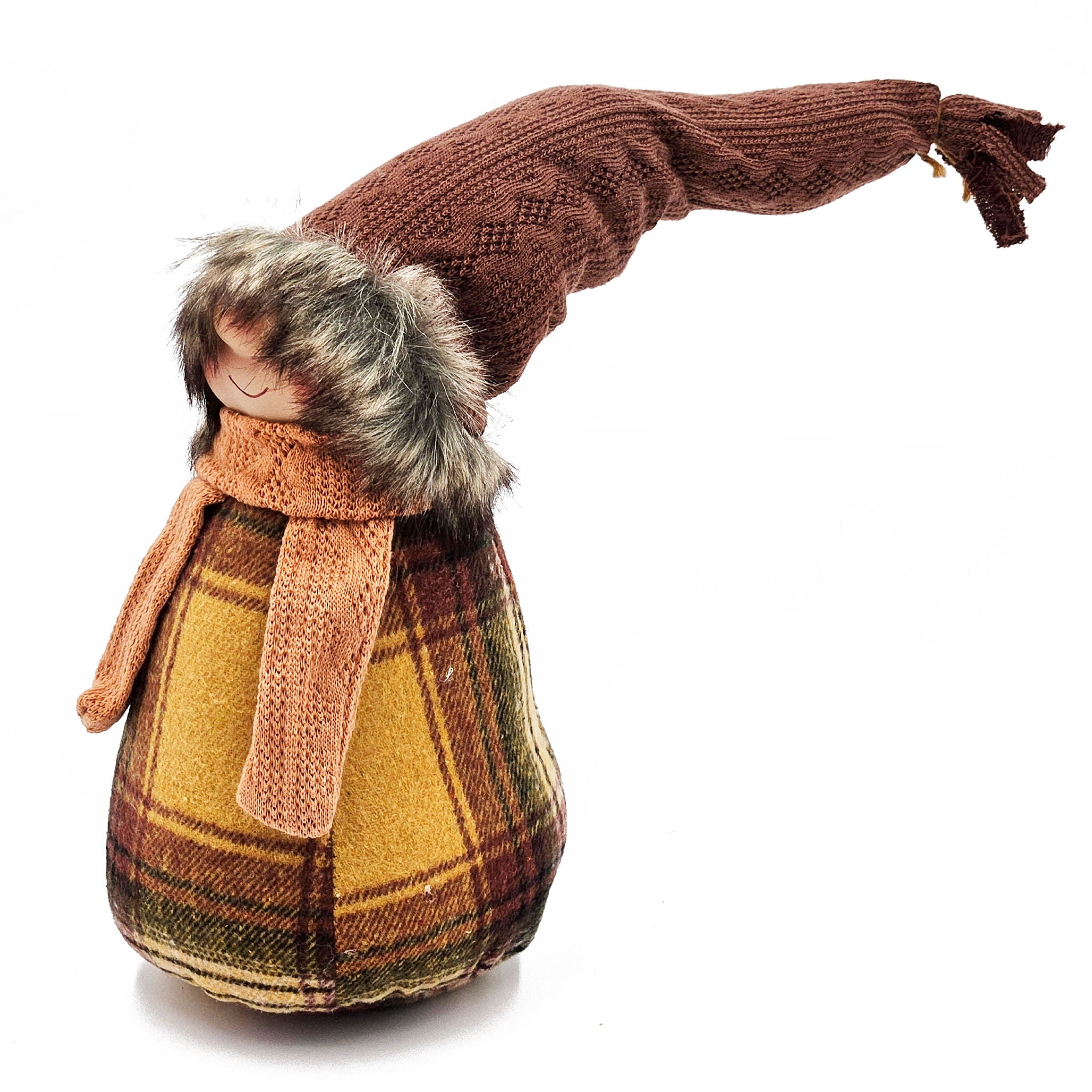 Gnomes Decorations For Fall Thanksgiving Table Decorations (Set of 2) - Brown / Yellow