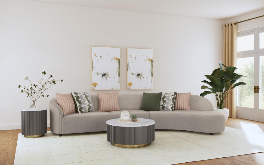 Coaster Fine Furniture Fayette - Upholstered Sectional Sofa | Meri Furniture