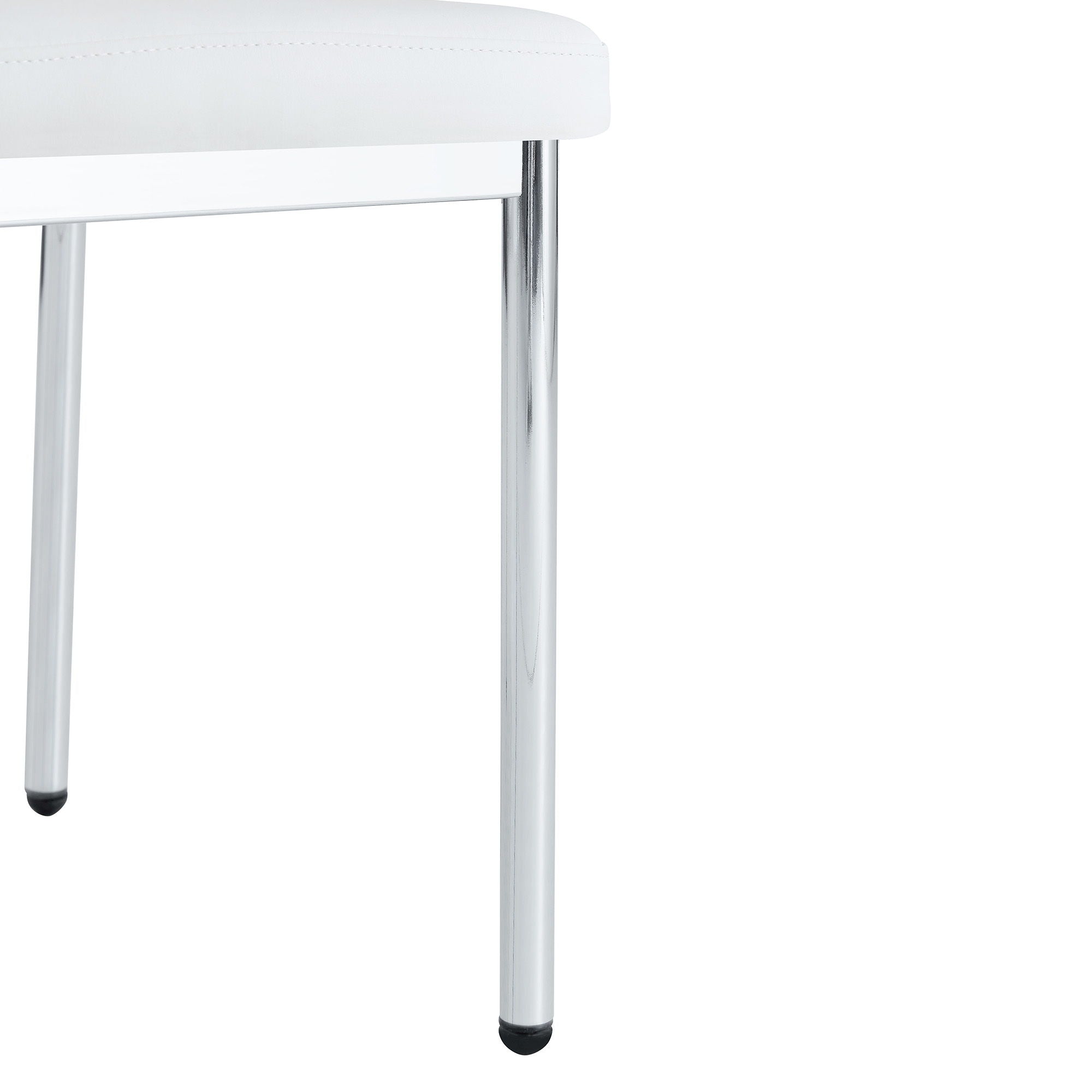 Luxury Simple High Resilience Dining Chair With Metal Legs