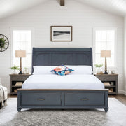 Americana - Sleigh Bed