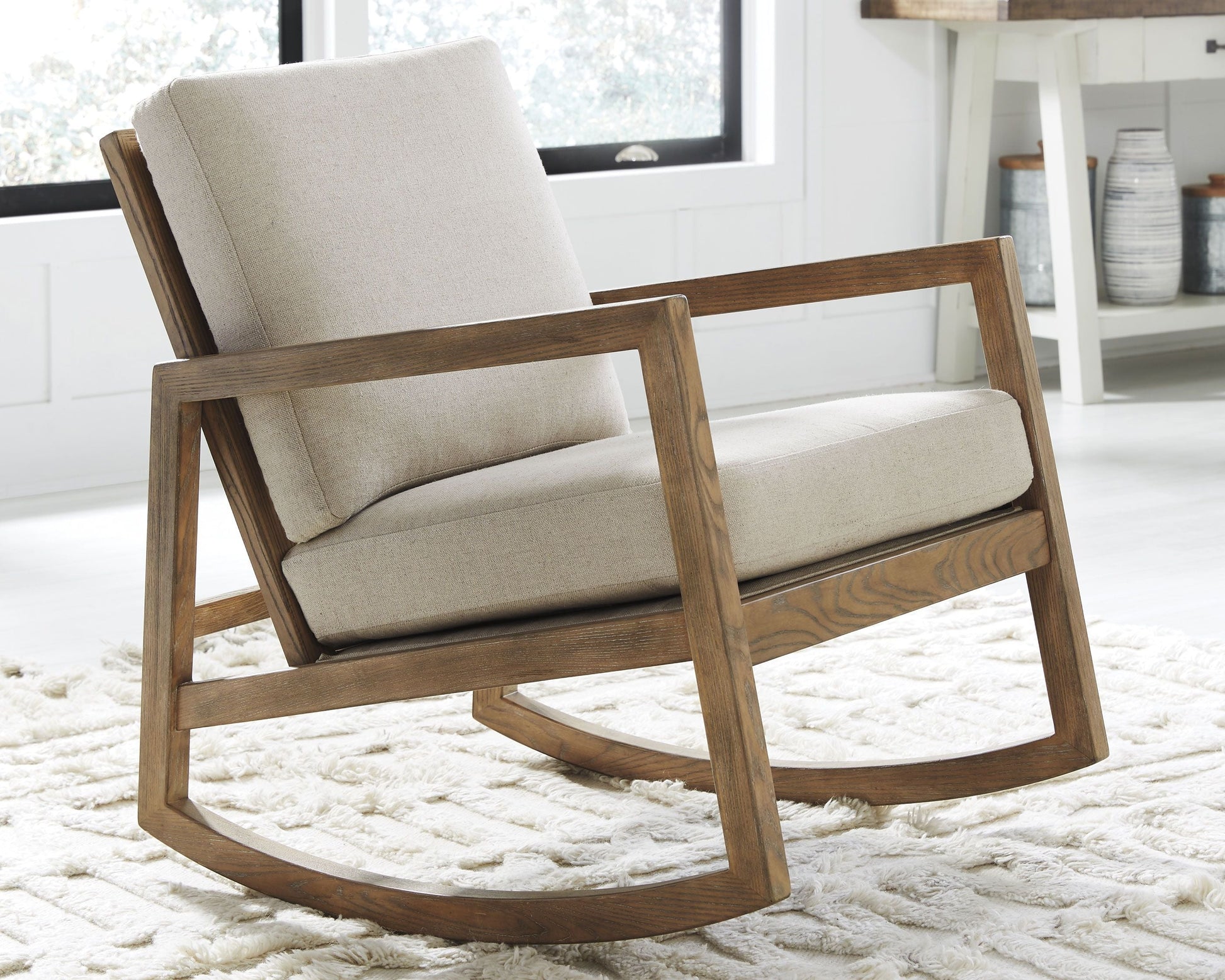 Ashley Furniture Novelda - Neutral - Accent Chair | Meri Furniture