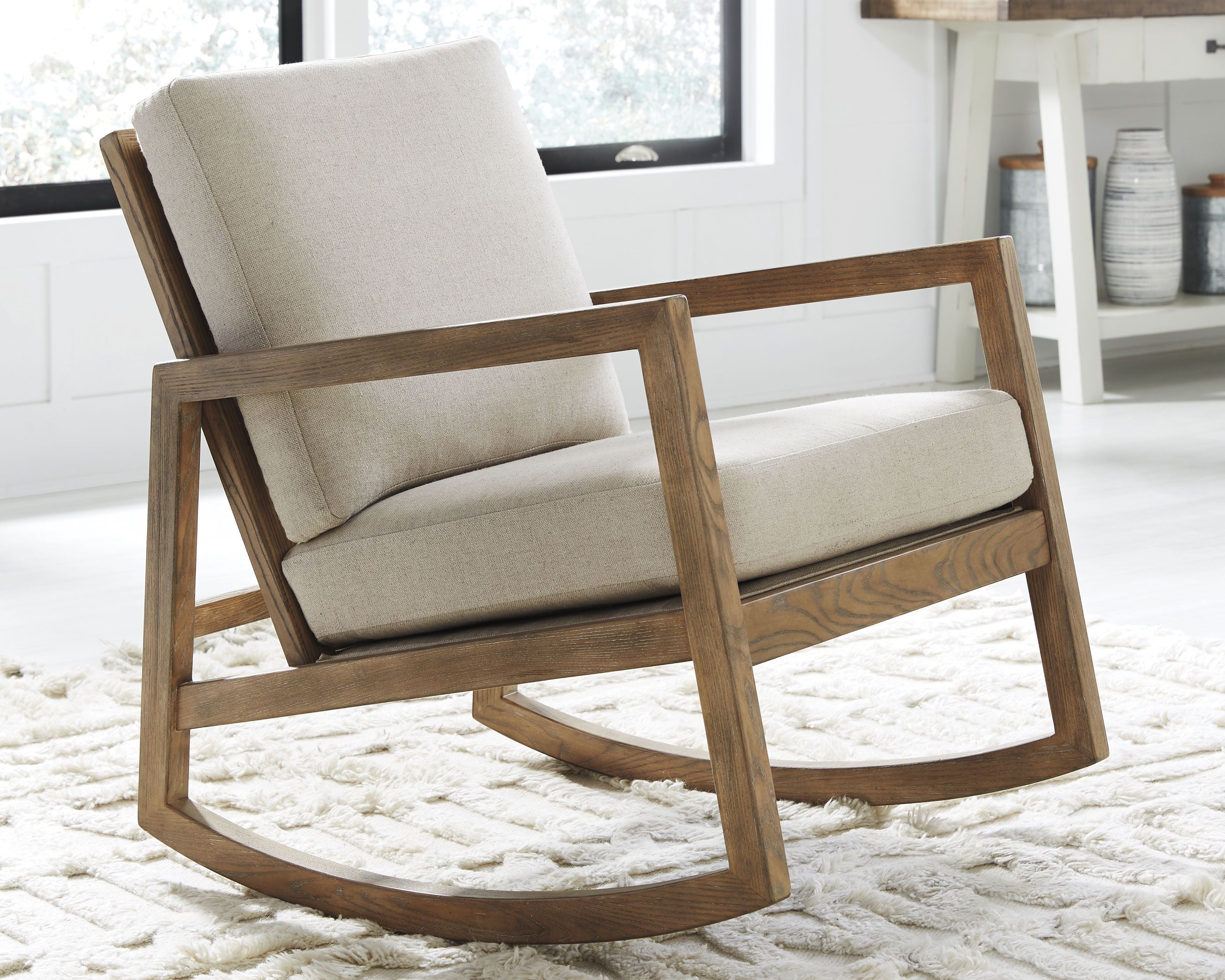 Ashley Furniture Novelda - Neutral - Accent Chair | Meri Furniture